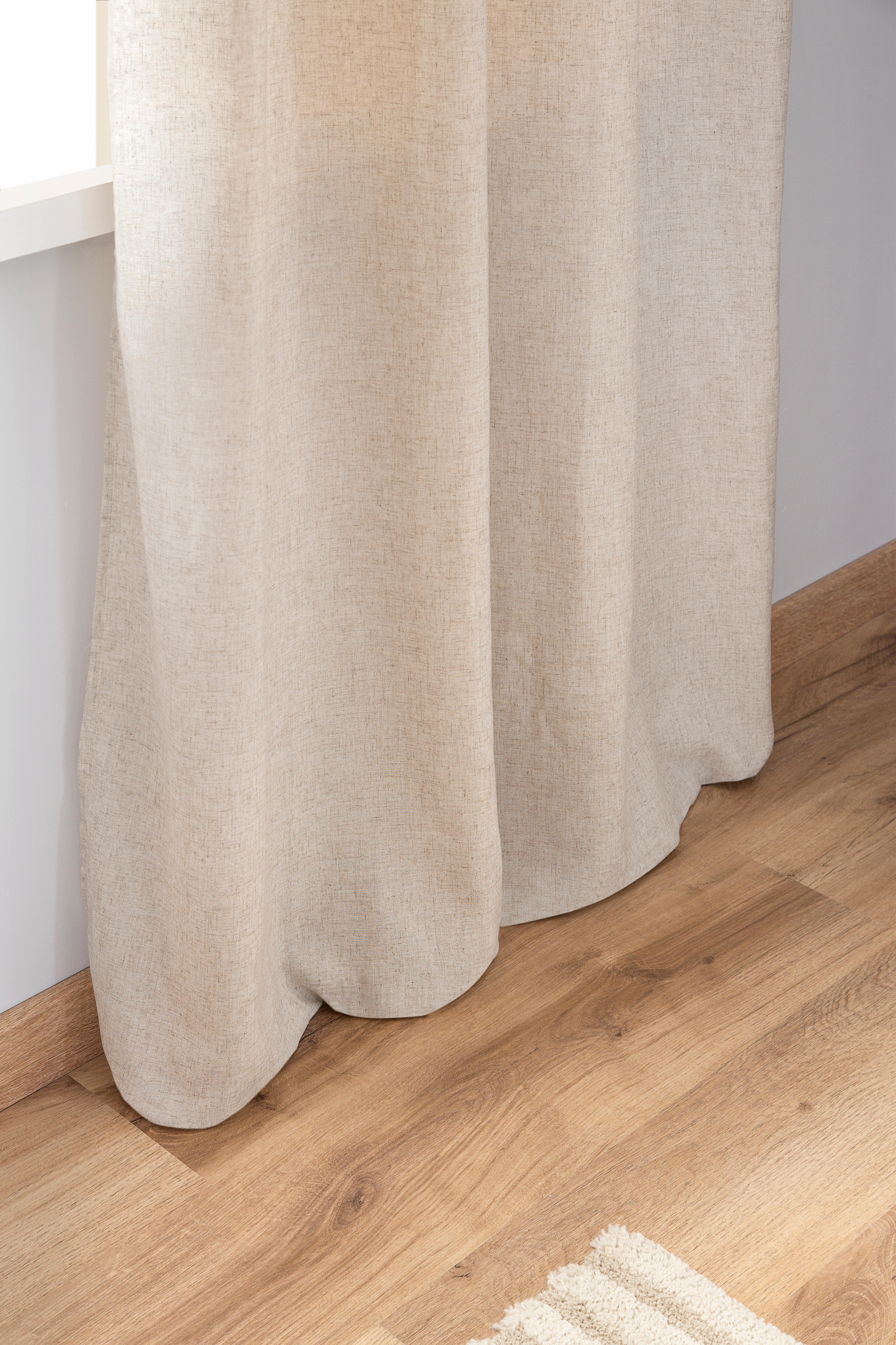 Cortinado ilhós Ayden 140x270cm natural - 20