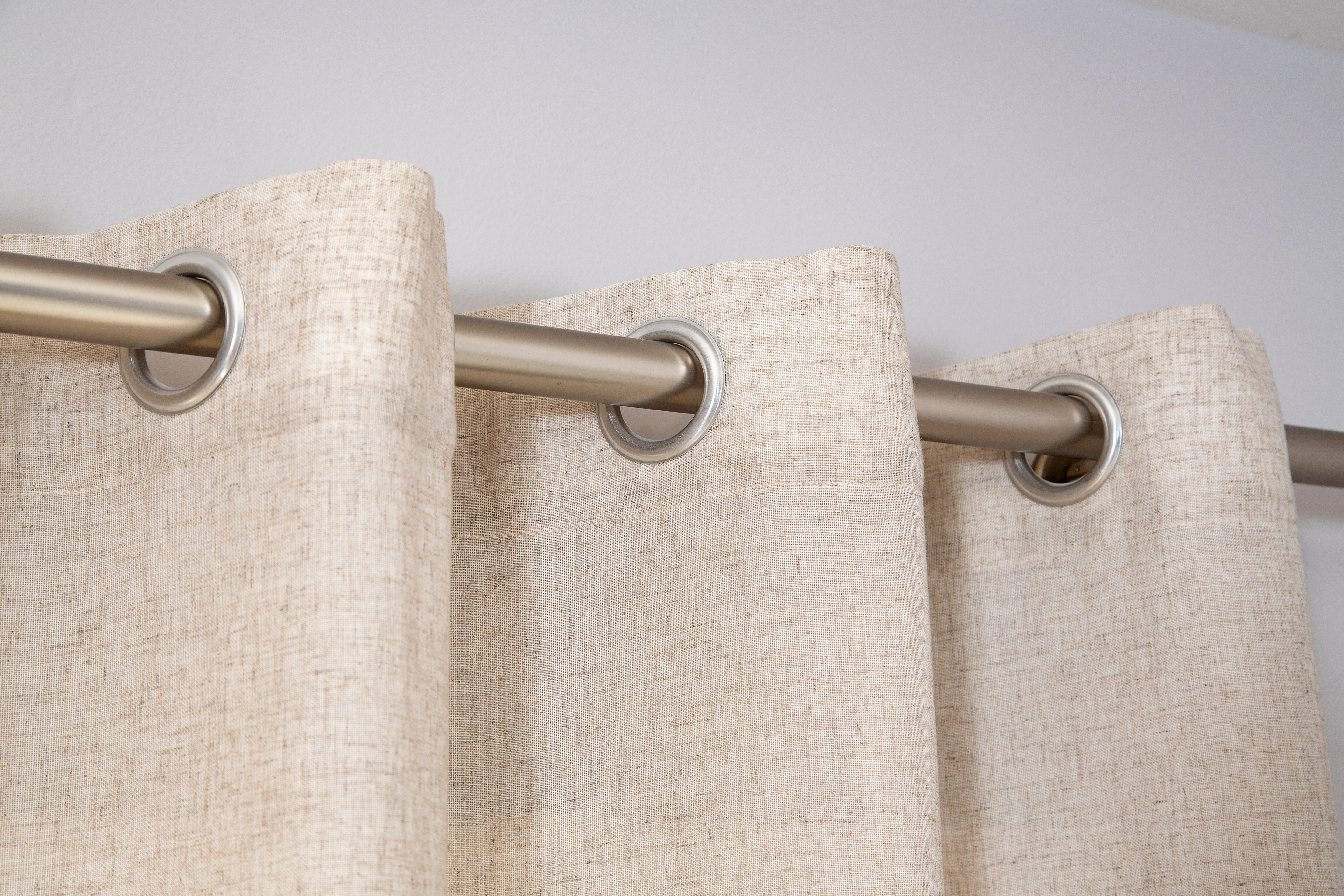 Cortinado ilhós Ayden 140x270cm natural - 19