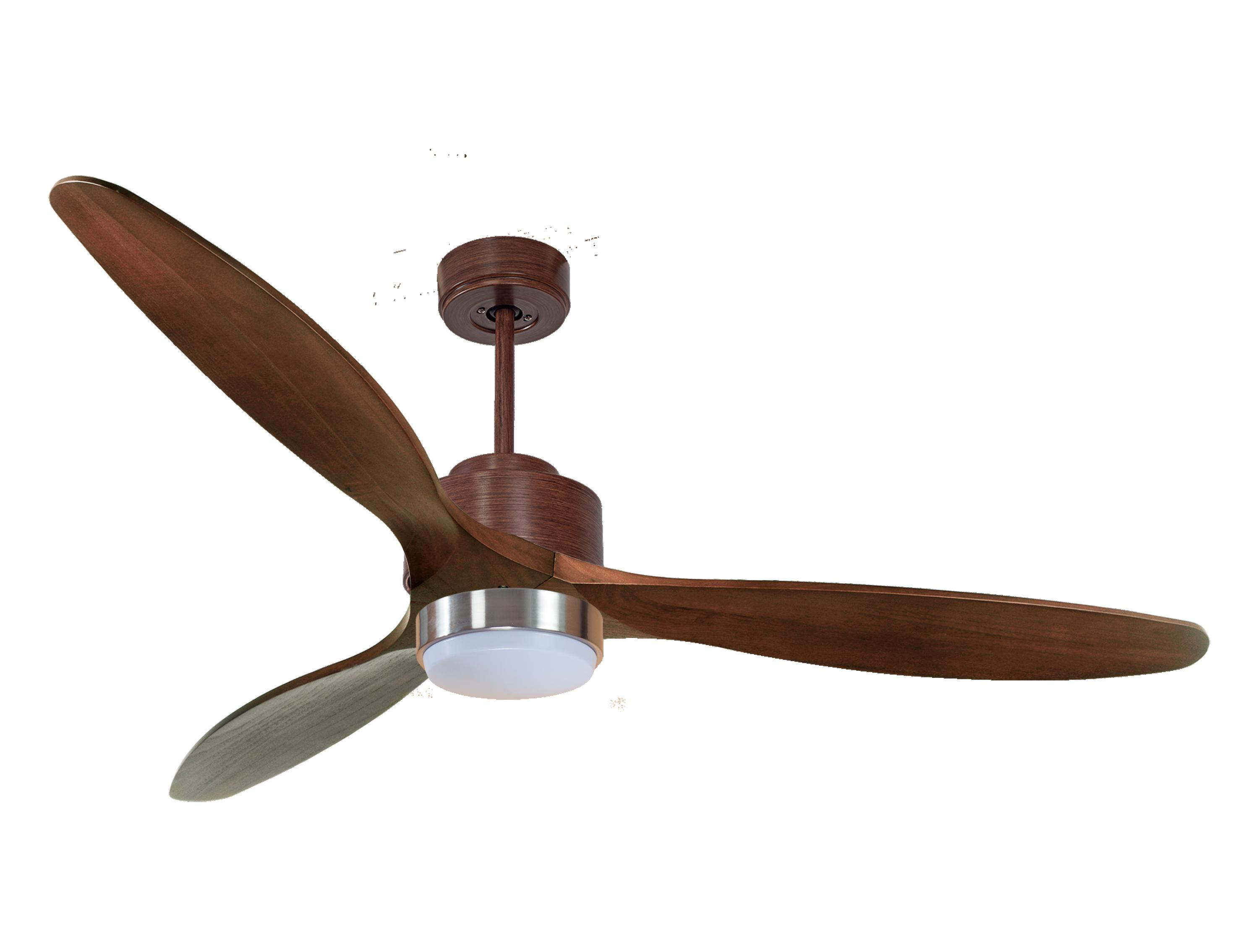 Ventilador de techo con luz motor dc lima d166 04 16 17 klassfan marrón 166 cm