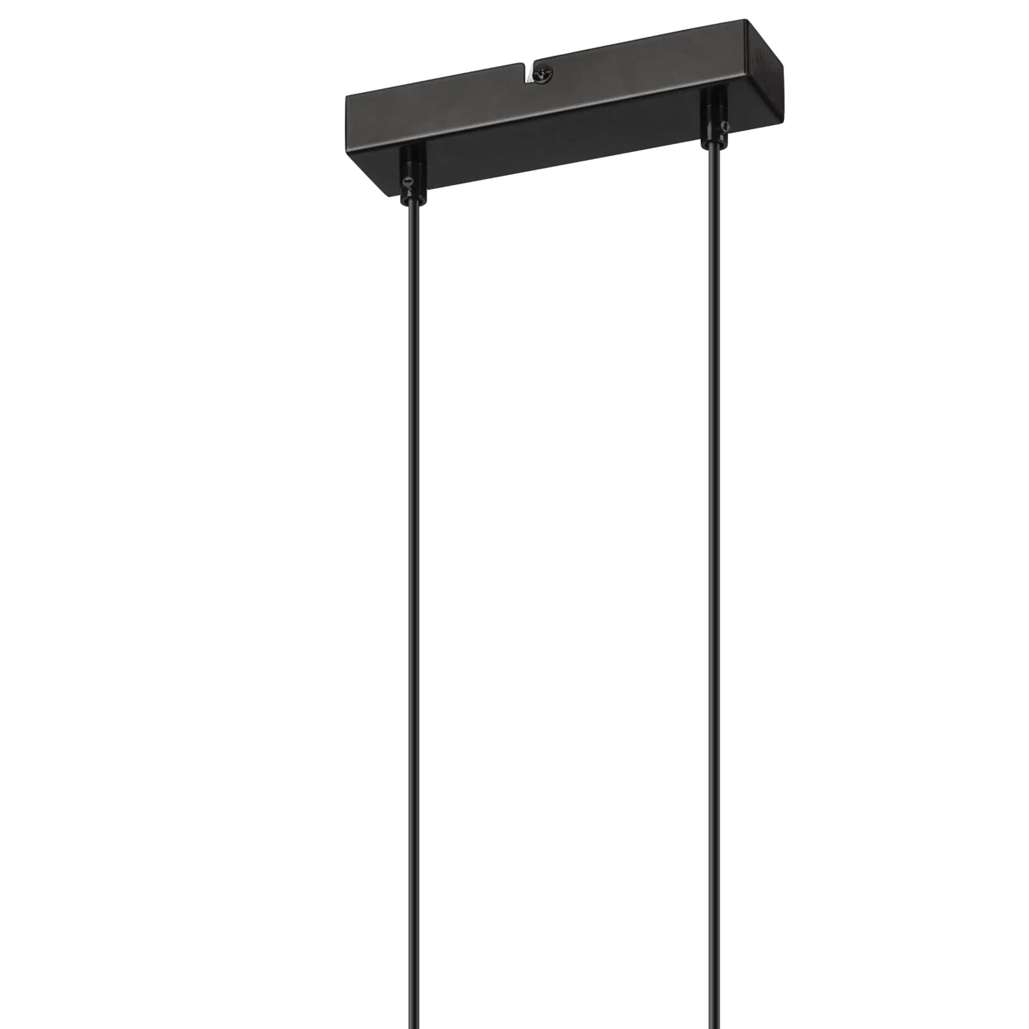 Lampa wisząca Frida czarna z rustykalnym drewnem 2 x E27 Lamkur - 5
