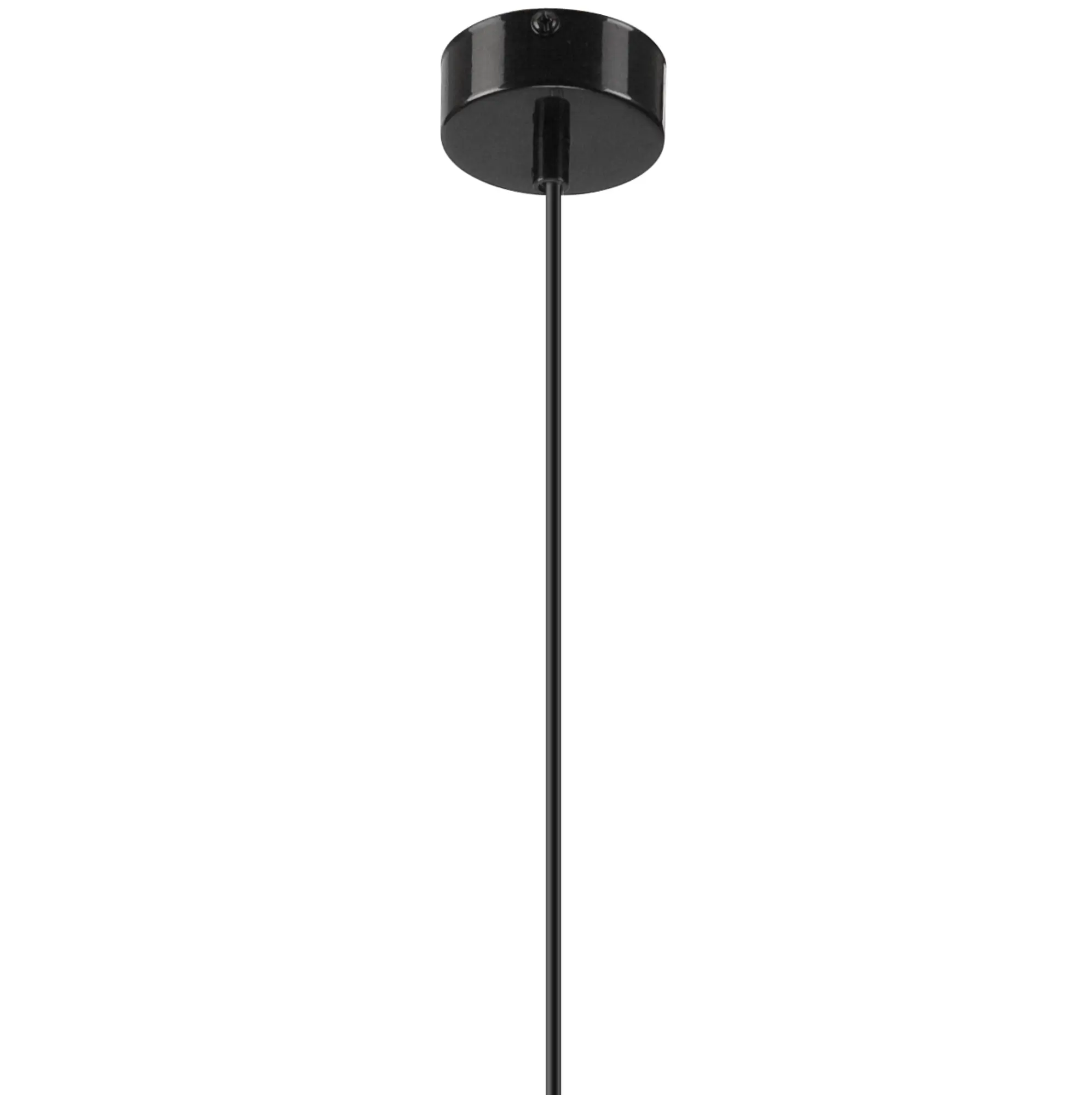 Lampa wisząca Frida czarna z rustykalnym drewnem E27 Lamkur - 5