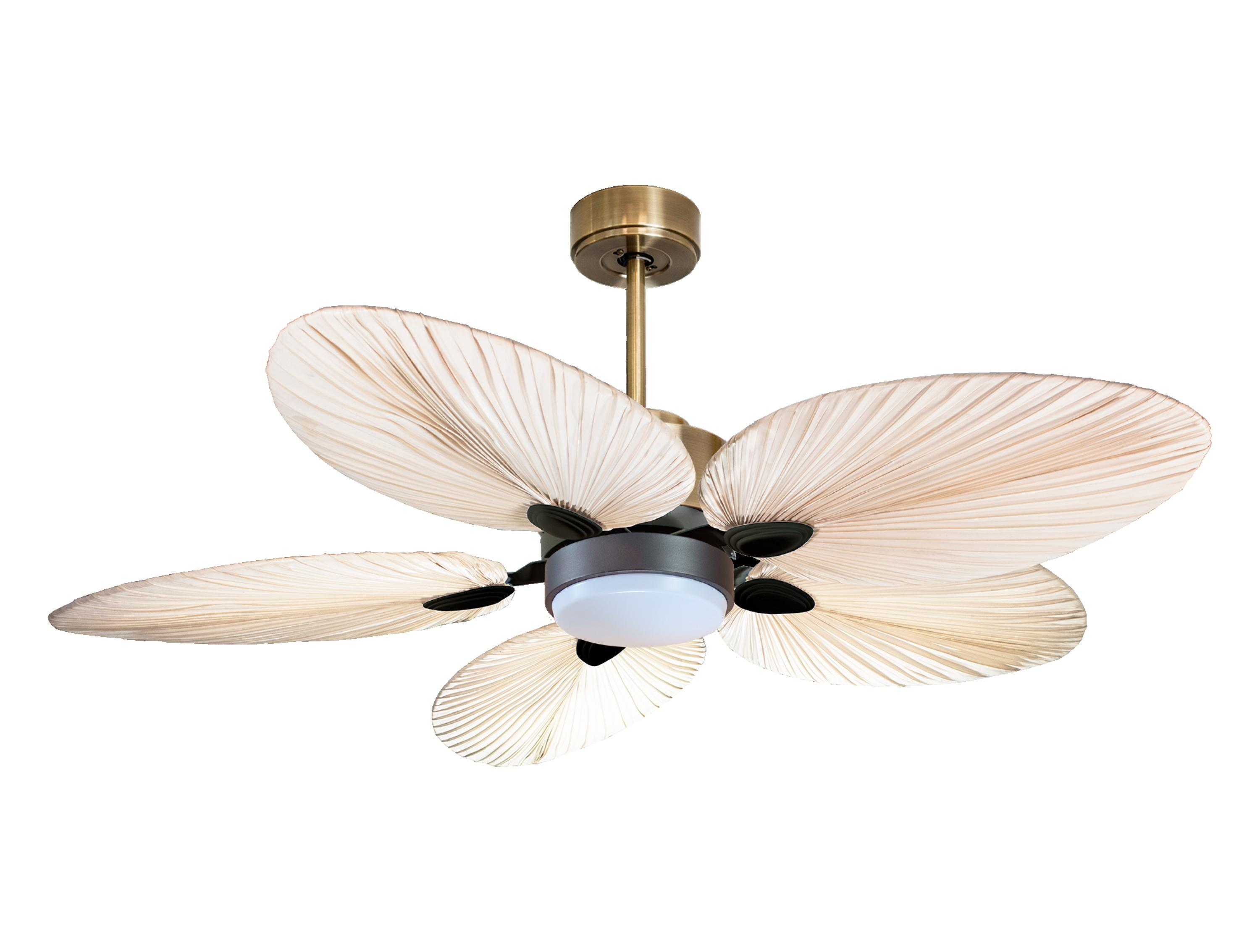 Ventilador de techo con luz motor dc palma d132 01 15 11 klassfan negro 132 cm