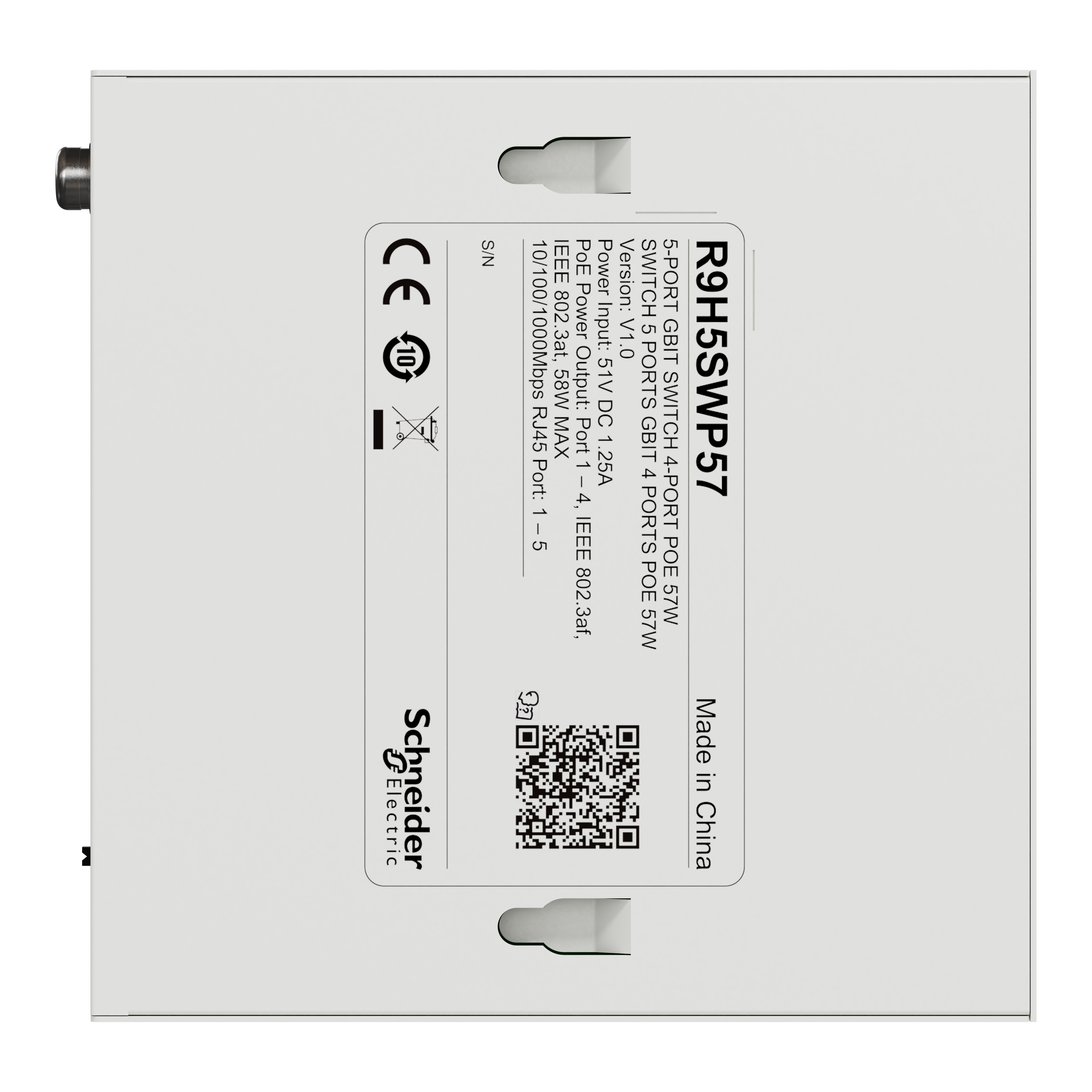 Switch Ethernet PoE 4 ports sortie 1 Gbits RJ45 30W total 57W SCHNEIDER ELECTRIC - 2