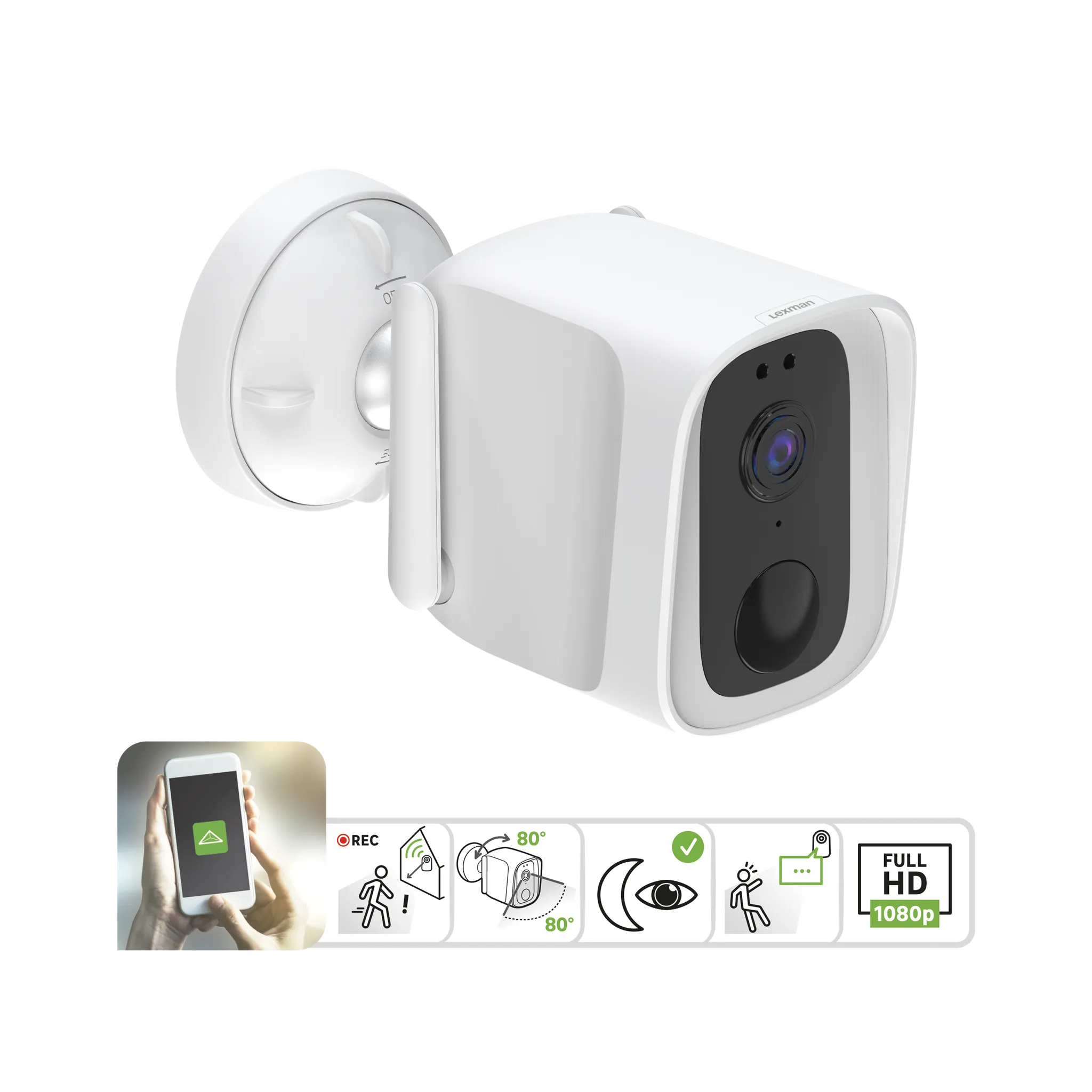 Kamera zewnętrzna WiFi LEXCAM-FE01 Enki Lexman - 8