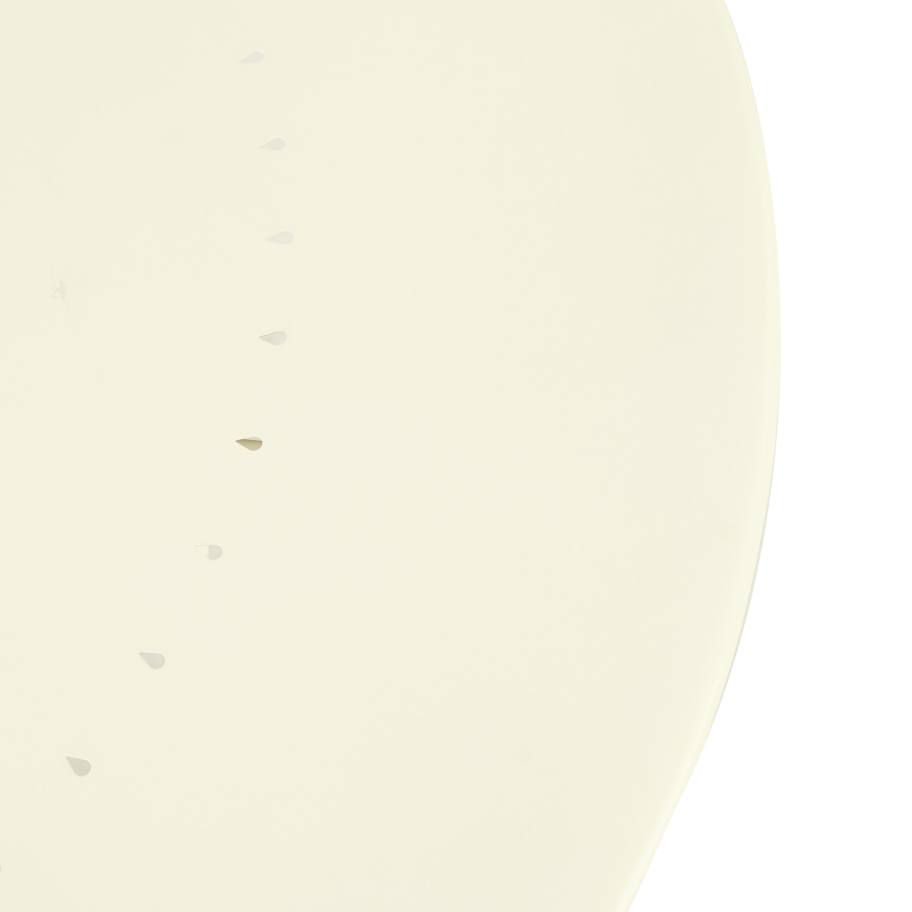 Mesa para jardim redonda 110 cm creme Naterial Romeo - 8