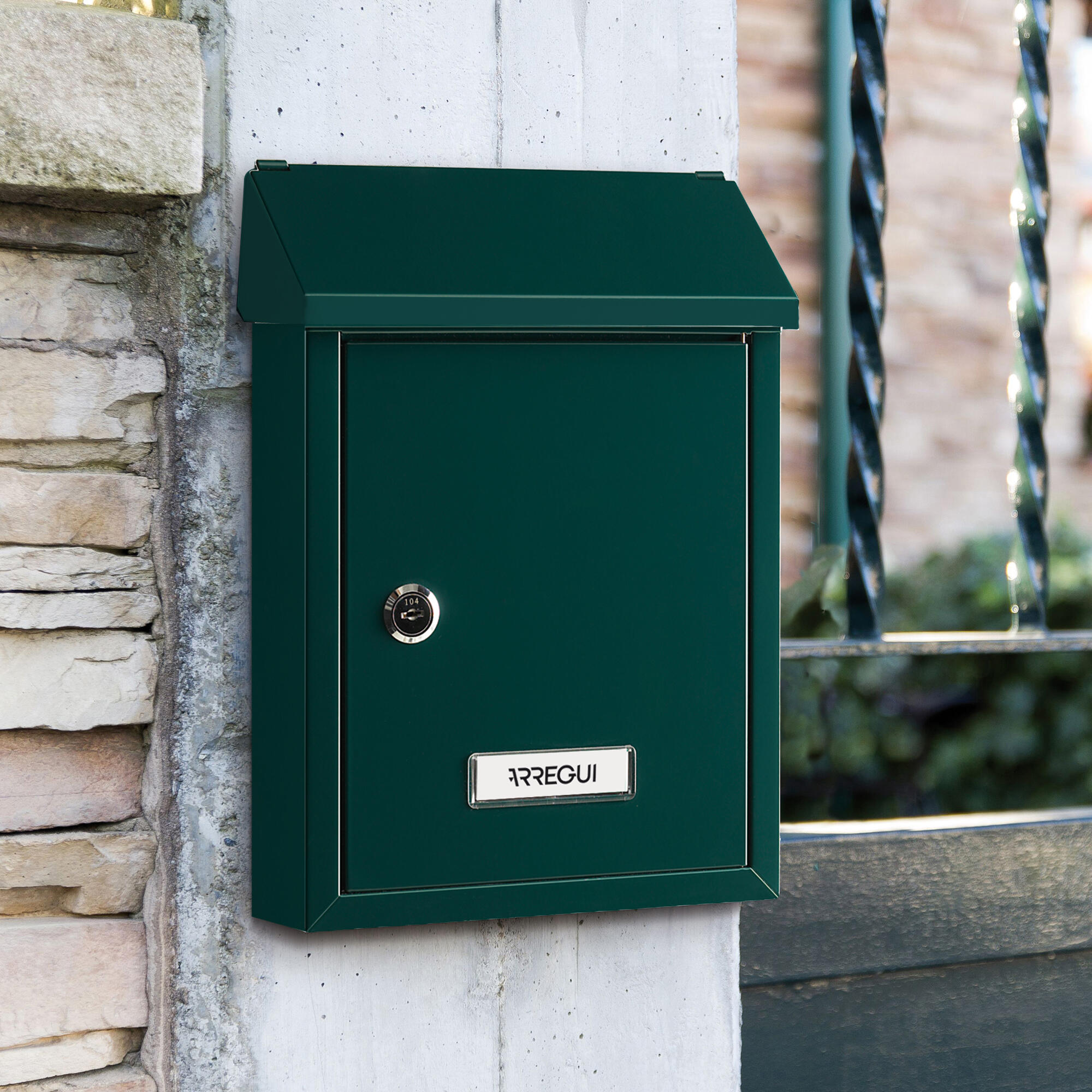 Caixa para documentos Arregui Smart aço verde 30x21.6x8cm - 4