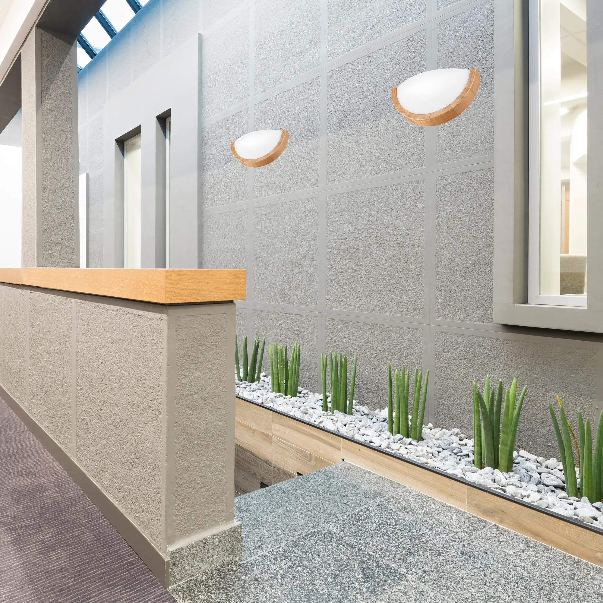 Kinkiet Anello Wall dąb E27 Lamkur - 2