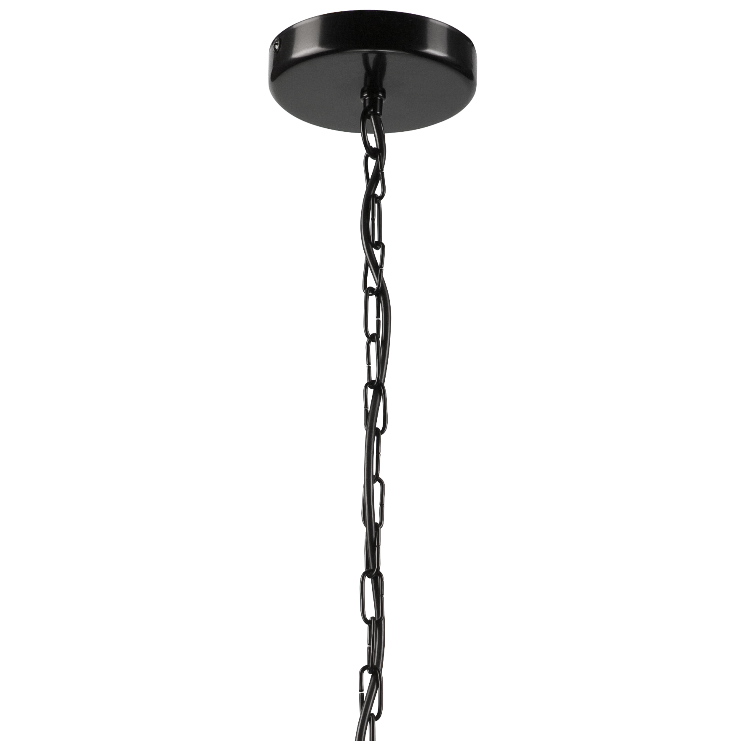 Lampa wisząca Gina czarna 5 x E27 Lamkur - 5