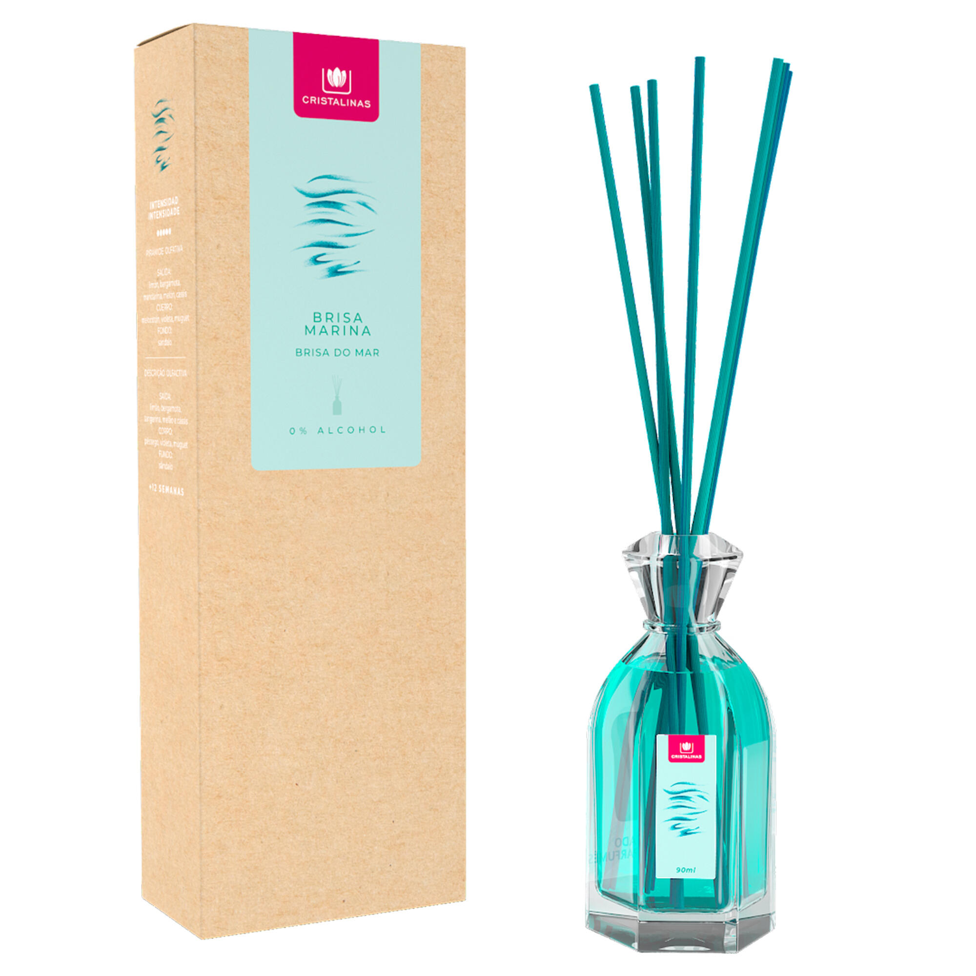 Ambientador Mikado  Brisa Marina CRISTALINAS 90 ml - 2