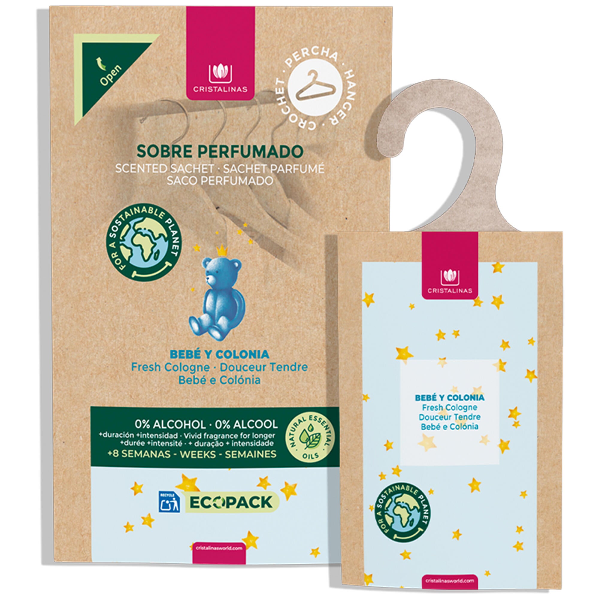 Ambientador para armário CRISTALINAS brisa maresia ecopack - 2