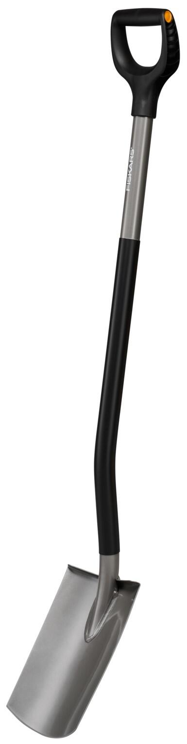 Bêche à bord droit tête et manche acier FISKARS Ergonomic L.125cm - 5