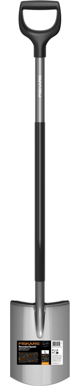Bêche à bord droit tête et manche acier FISKARS Ergonomic L.125cm - 7