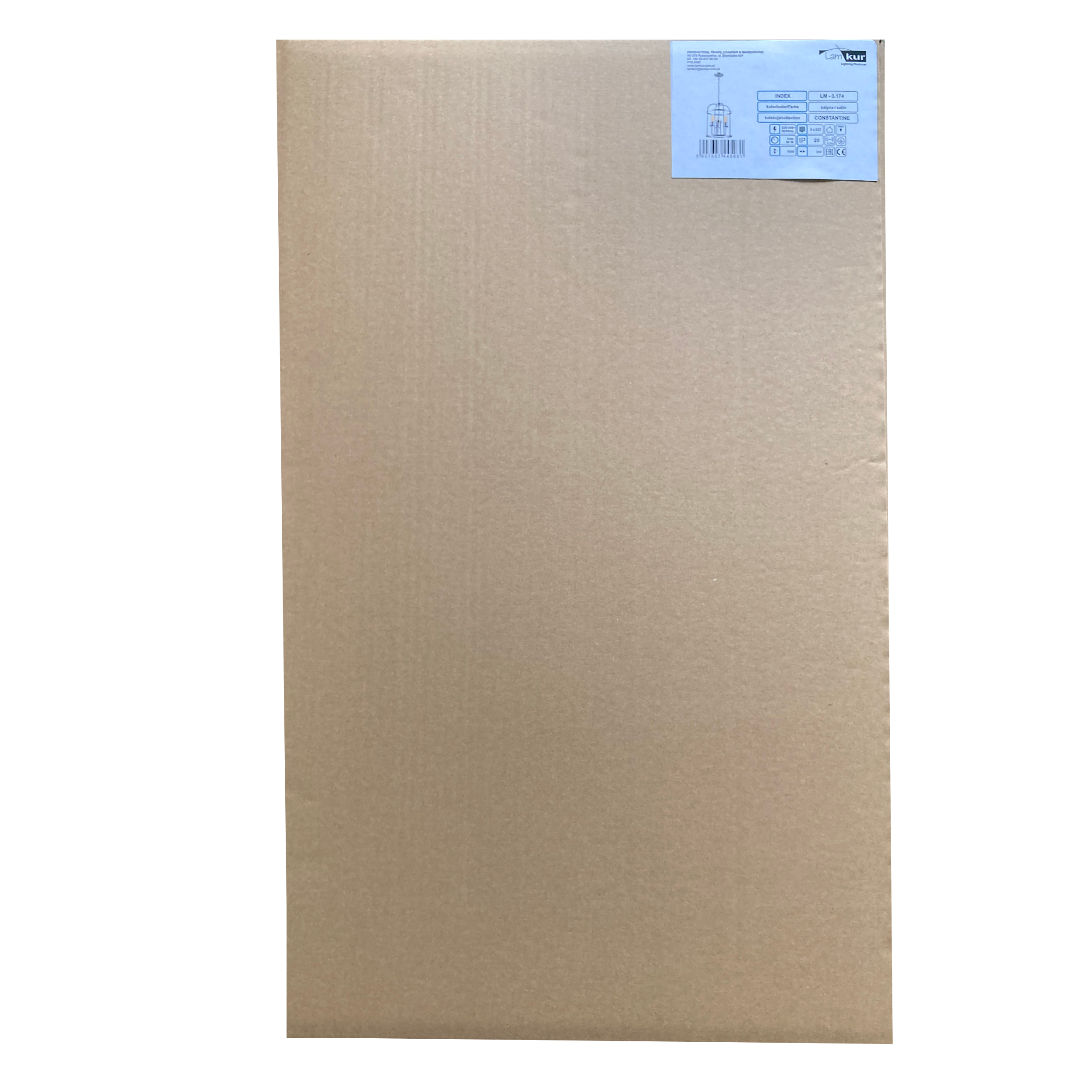 Lampa wisząca Constantine satyna 3 x E27 Lamkur - 7