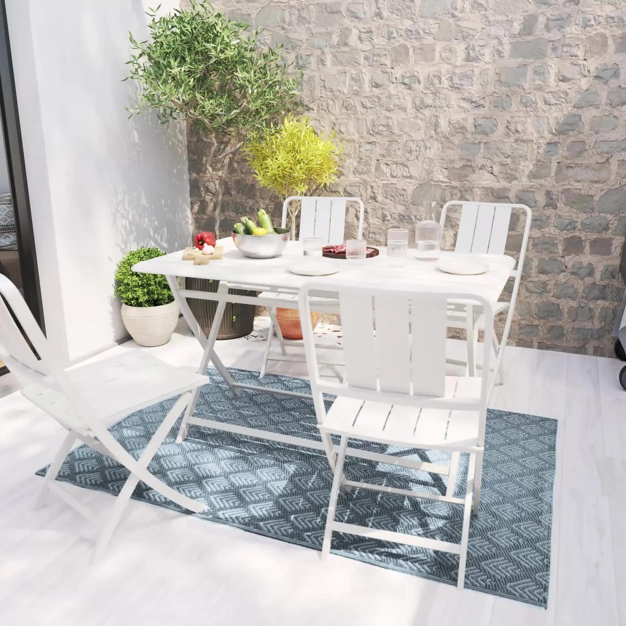 Chaise de jardin sans coussin chaise de jardin sans coussin NATERIAL Idaho en al - 15