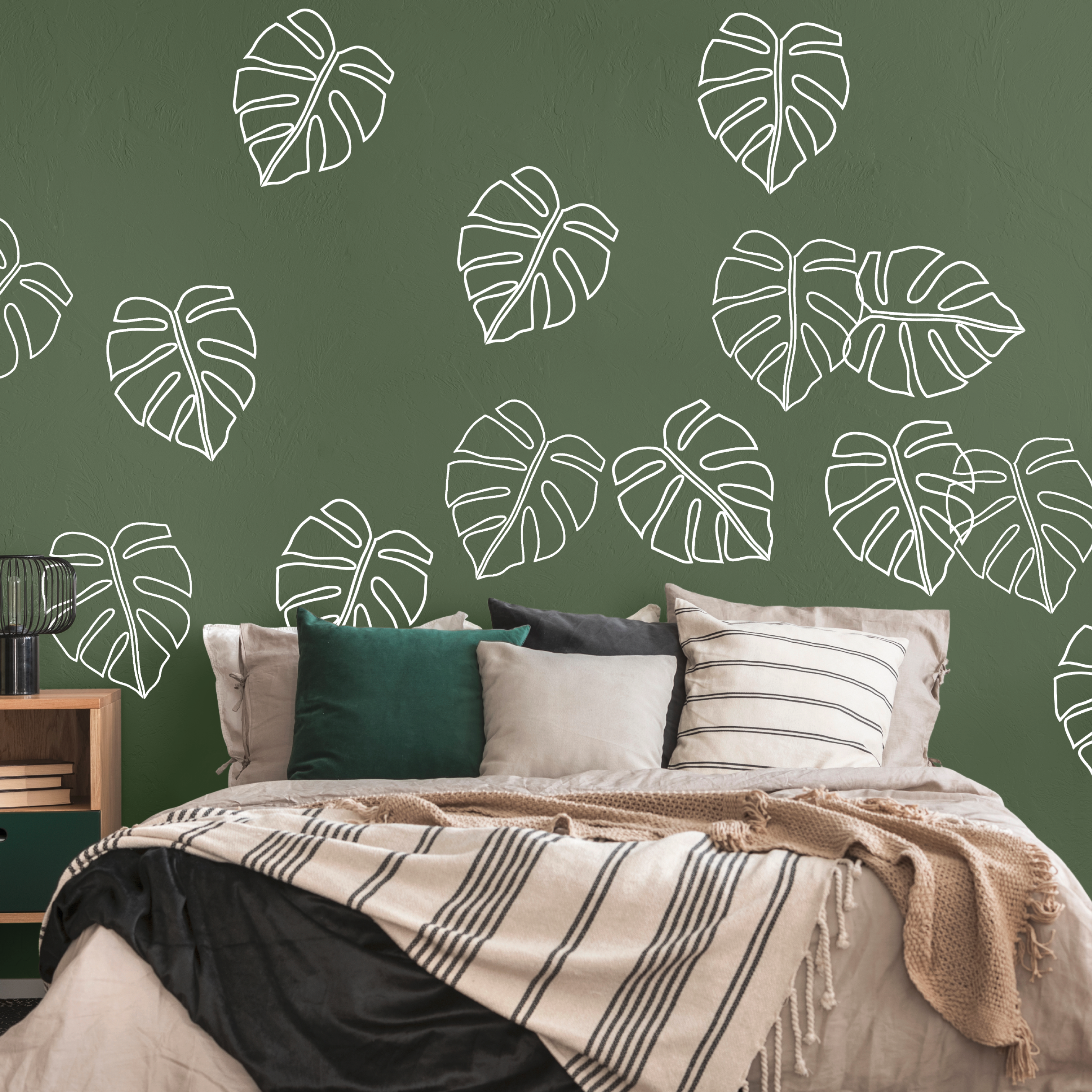 Peinture mur craie mat MAISON DECO Pochoir 0.01L - 4