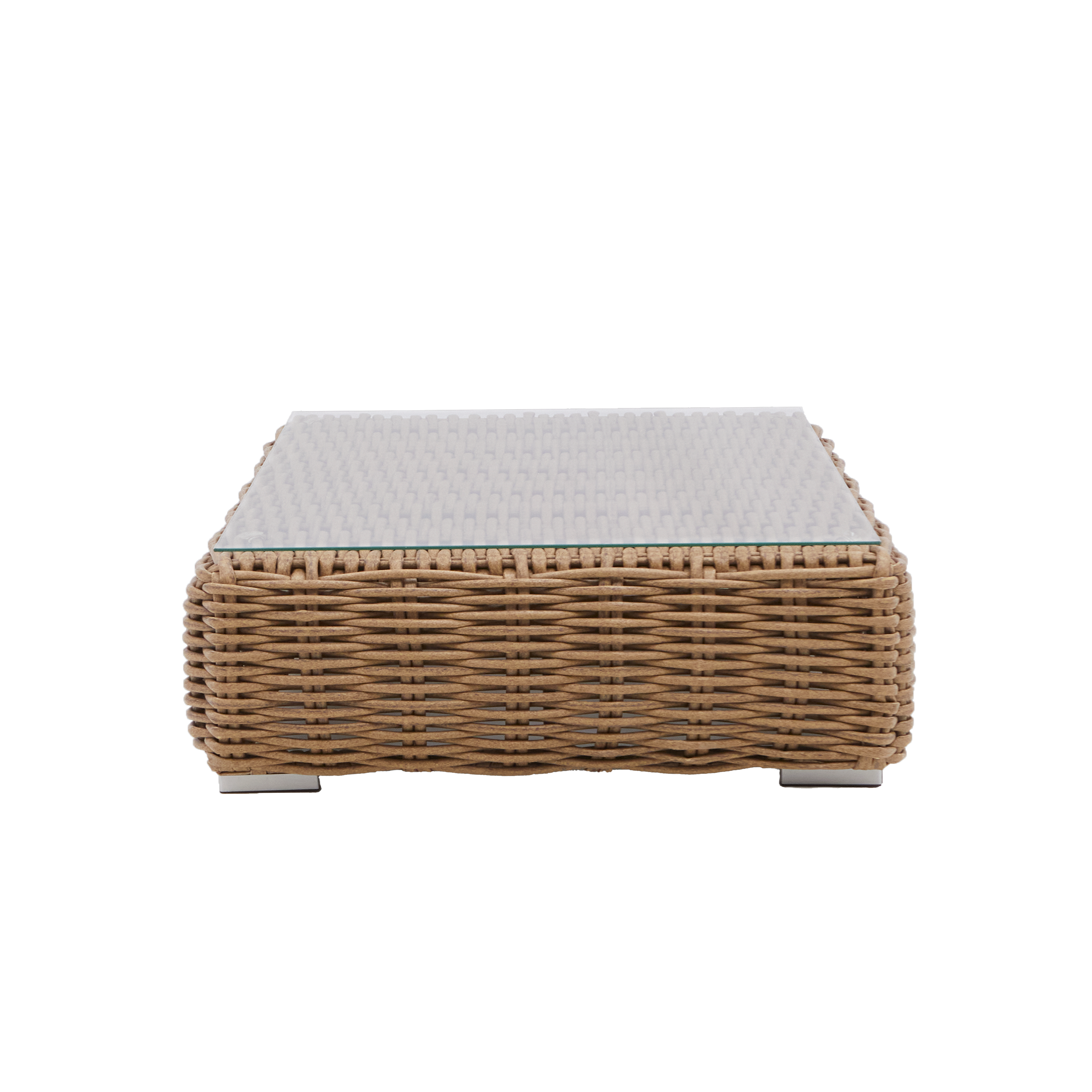 Table basse en aluminium et résine tressée Ayamo NATERIAL - 11