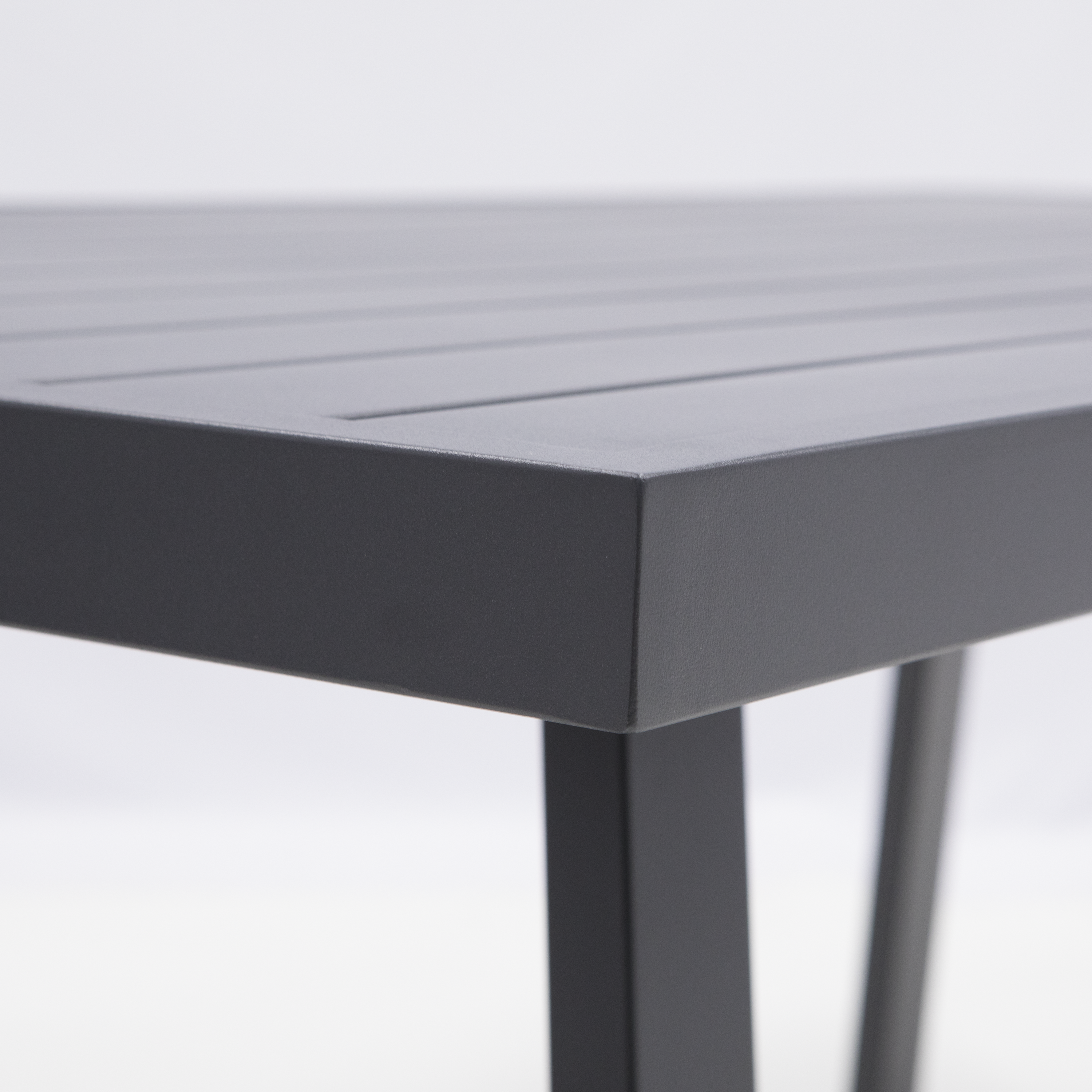 Salon d'angle en aluminium anthracite 10 personnes Naxos II NATERIAL - 14