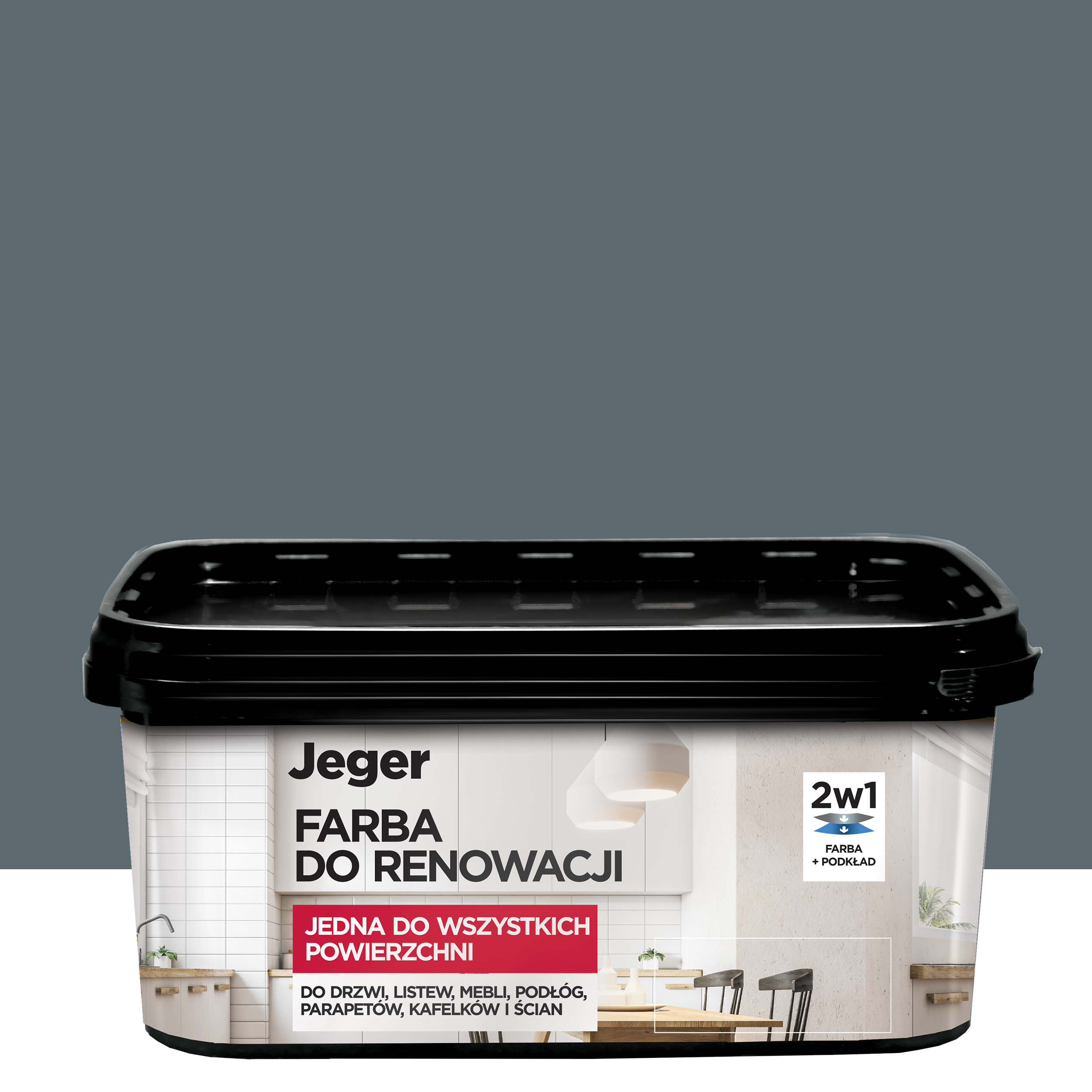 Farba do renowacji Grafit 2 l Jeger