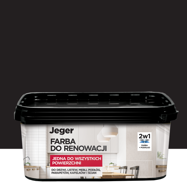 Farba do renowacji Głęboka czerń 2 l Jeger