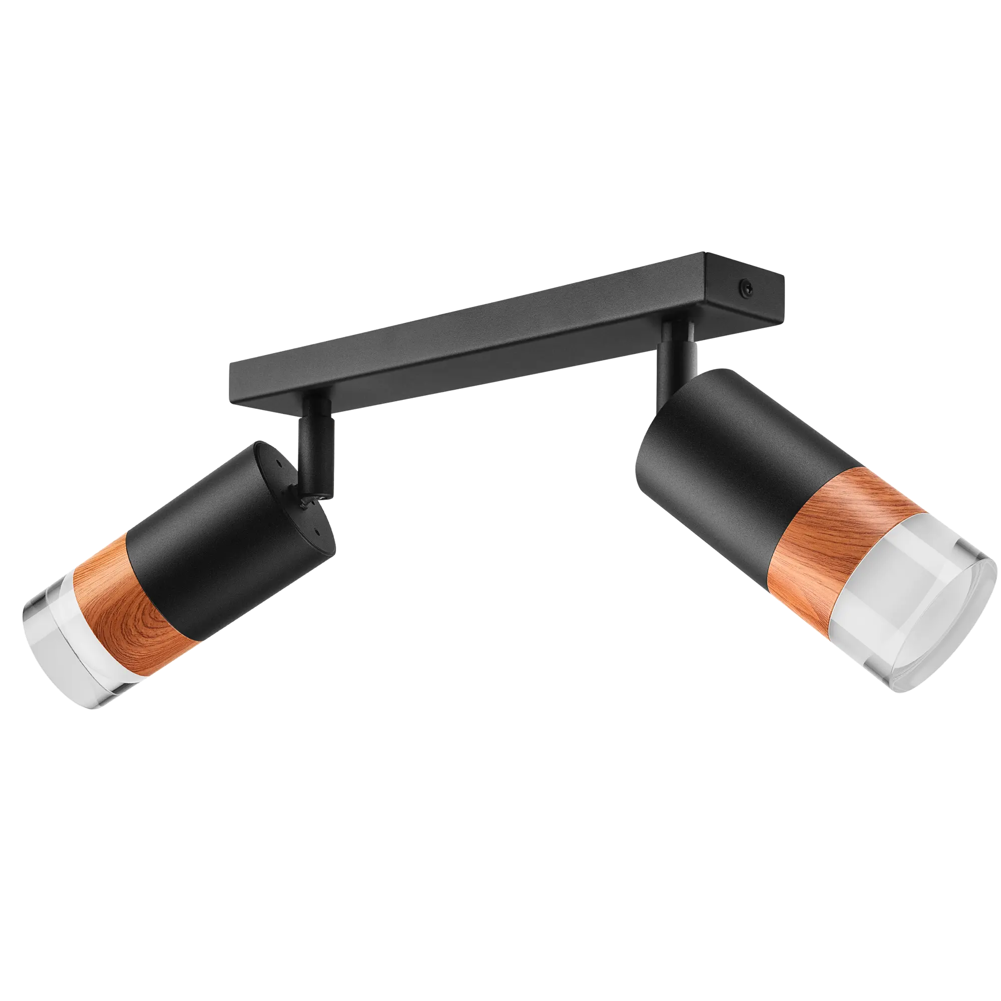 Listwa reflektorowa Aurora czarna 2 x GU10 Lamkur