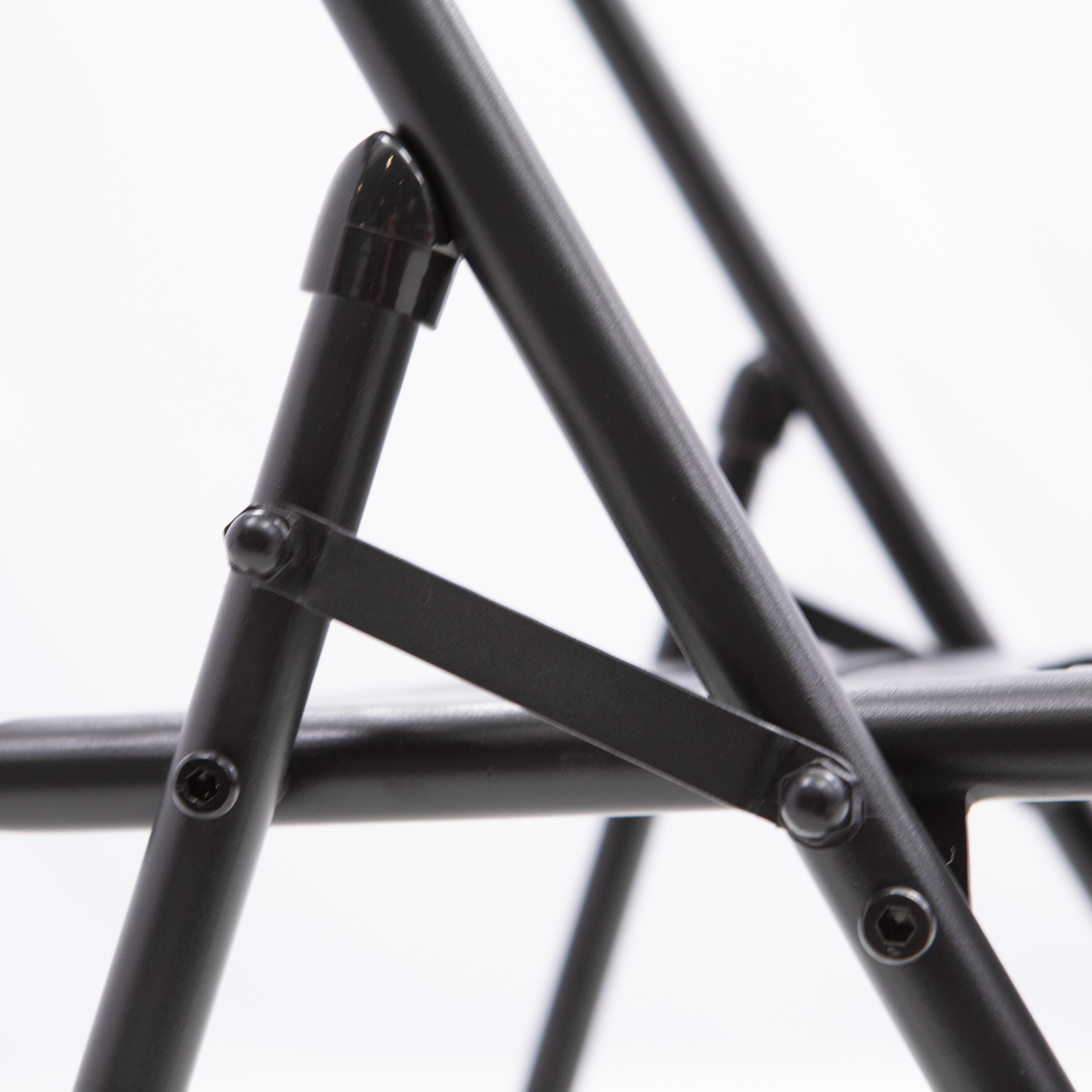 Lot 2 chaises pliantes anthracite Café II NATERIAL - 11