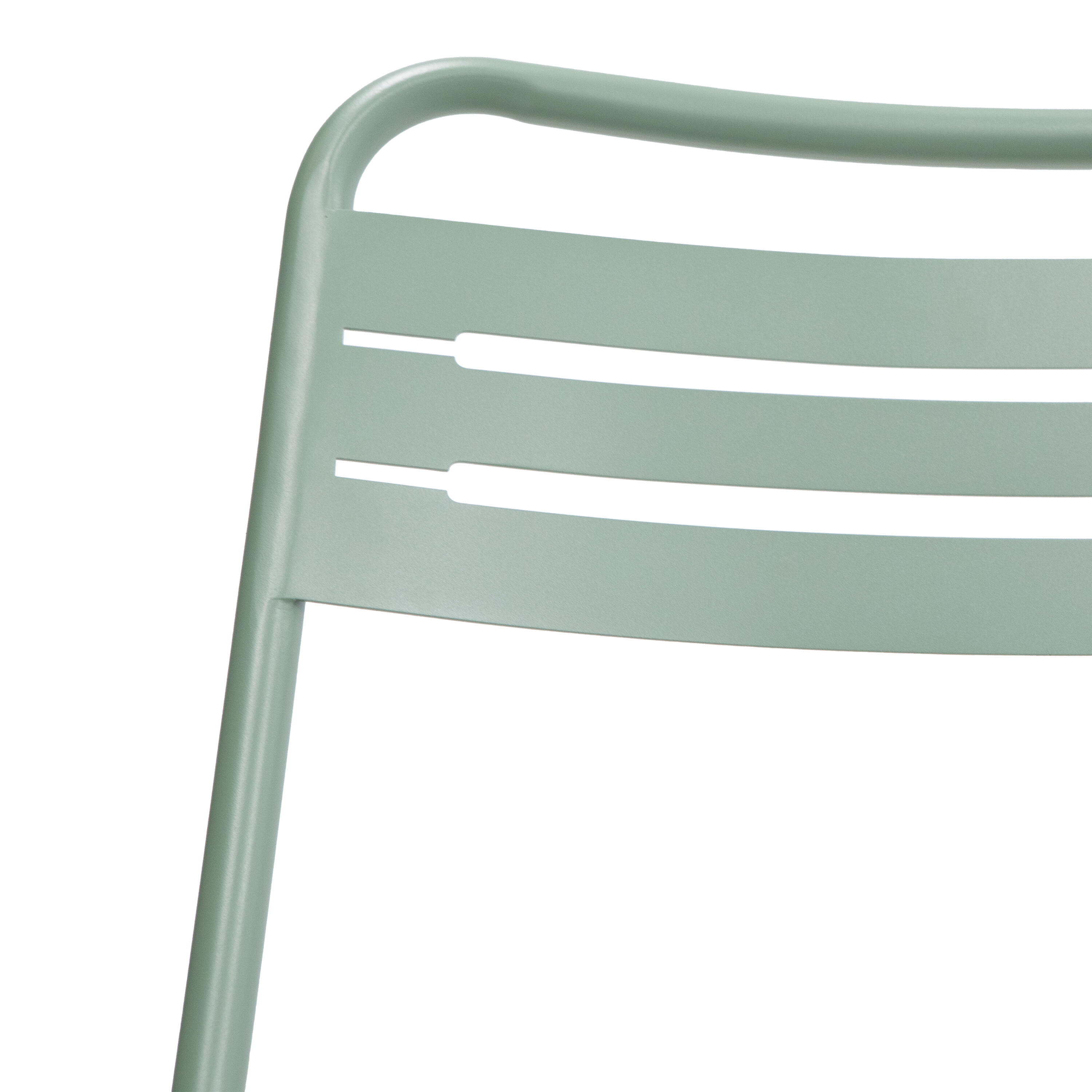 Conjunto 2 cadeiras refeição para varanda verde Cafe II - 15