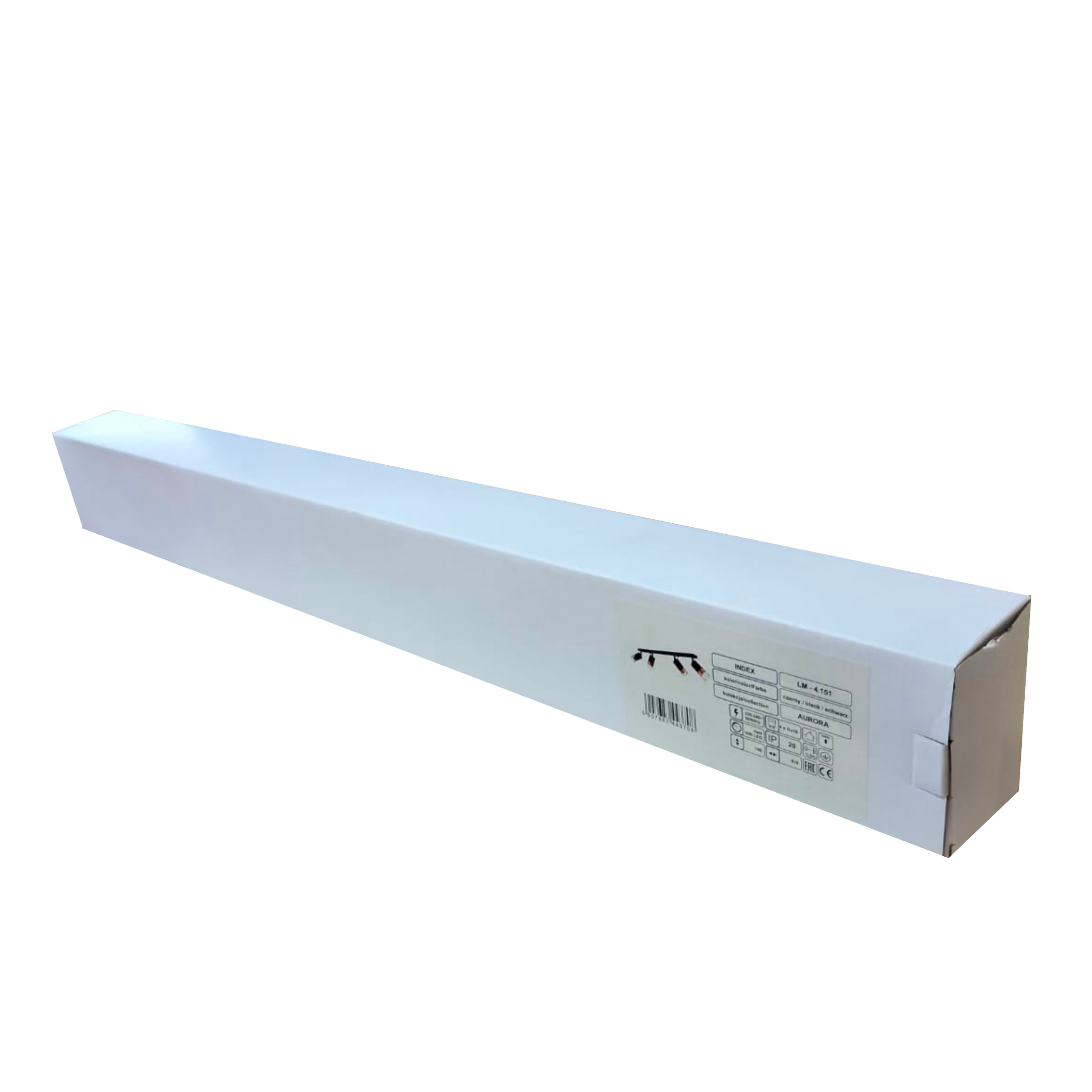 Listwa reflektorowa Aurora czarna 4 x GU10 Lamkur - 8