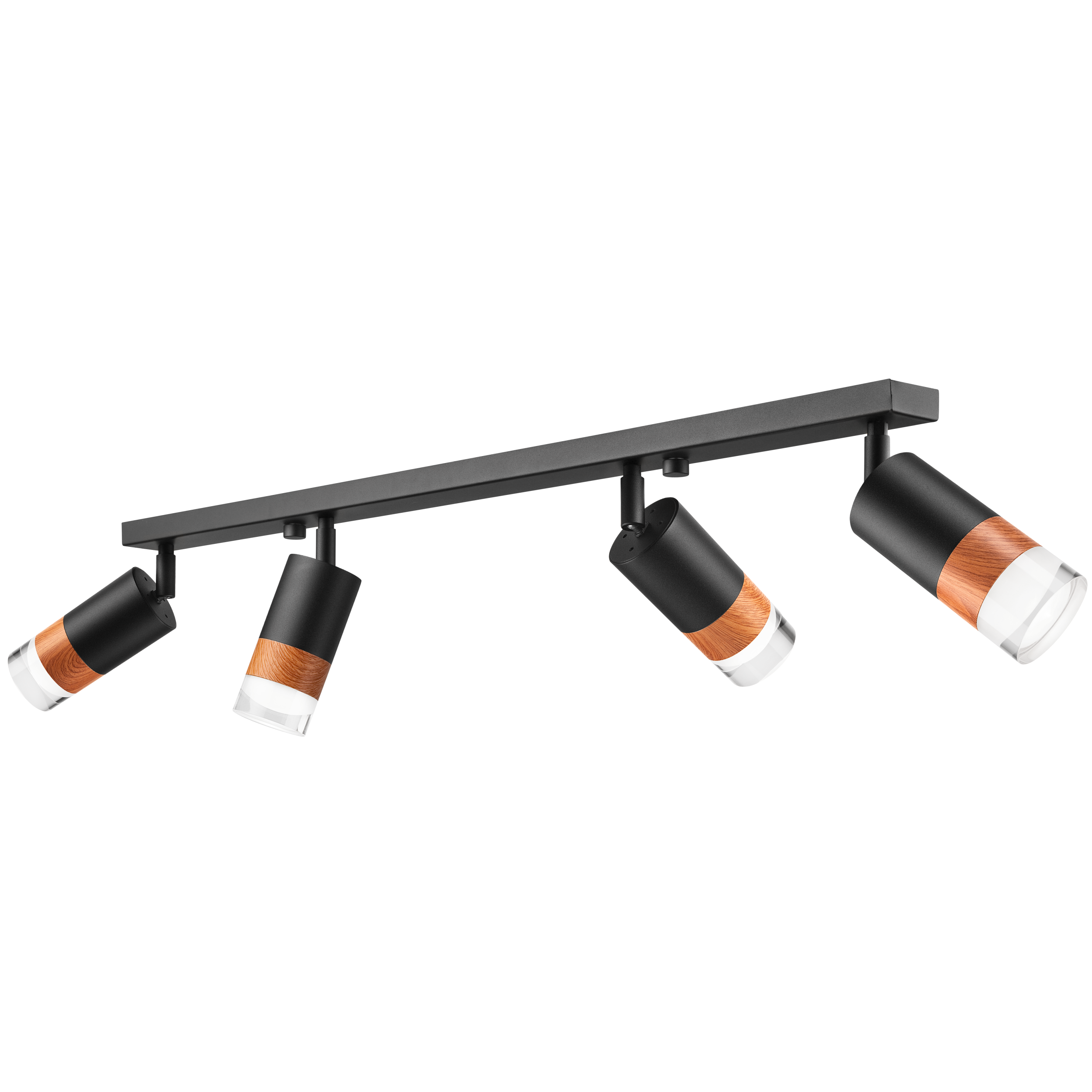 Listwa reflektorowa Aurora czarna 4 x GU10 Lamkur - 4