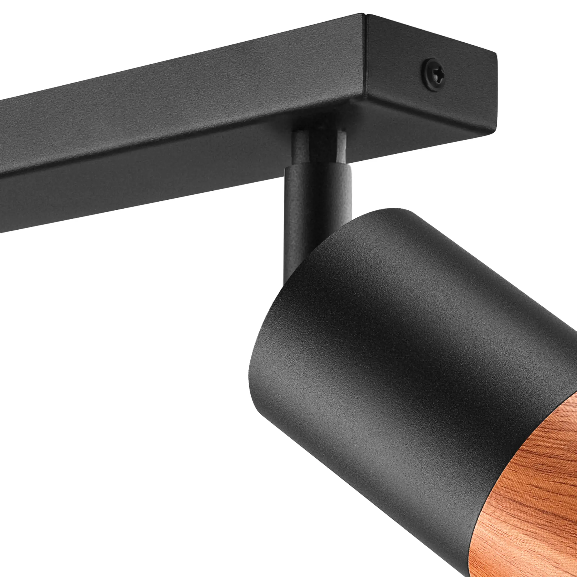 Listwa reflektorowa Aurora czarna 2 x GU10 Lamkur - 6