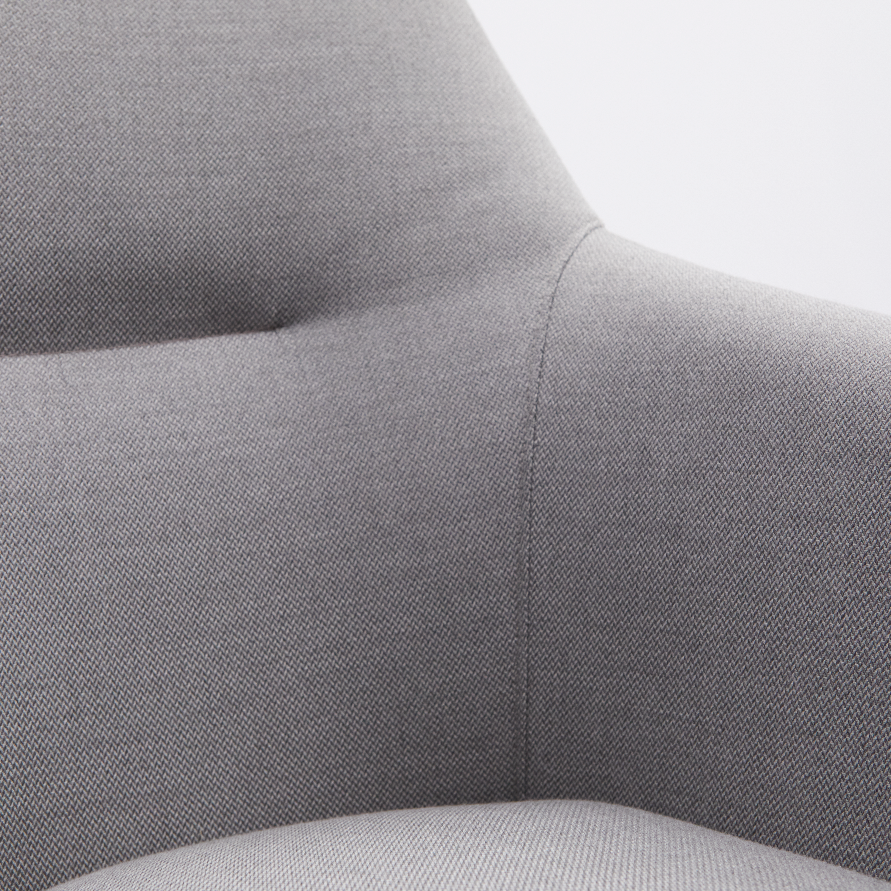 Fauteuil haut ajustable blanc et gris Neptune NATERIAL - 9