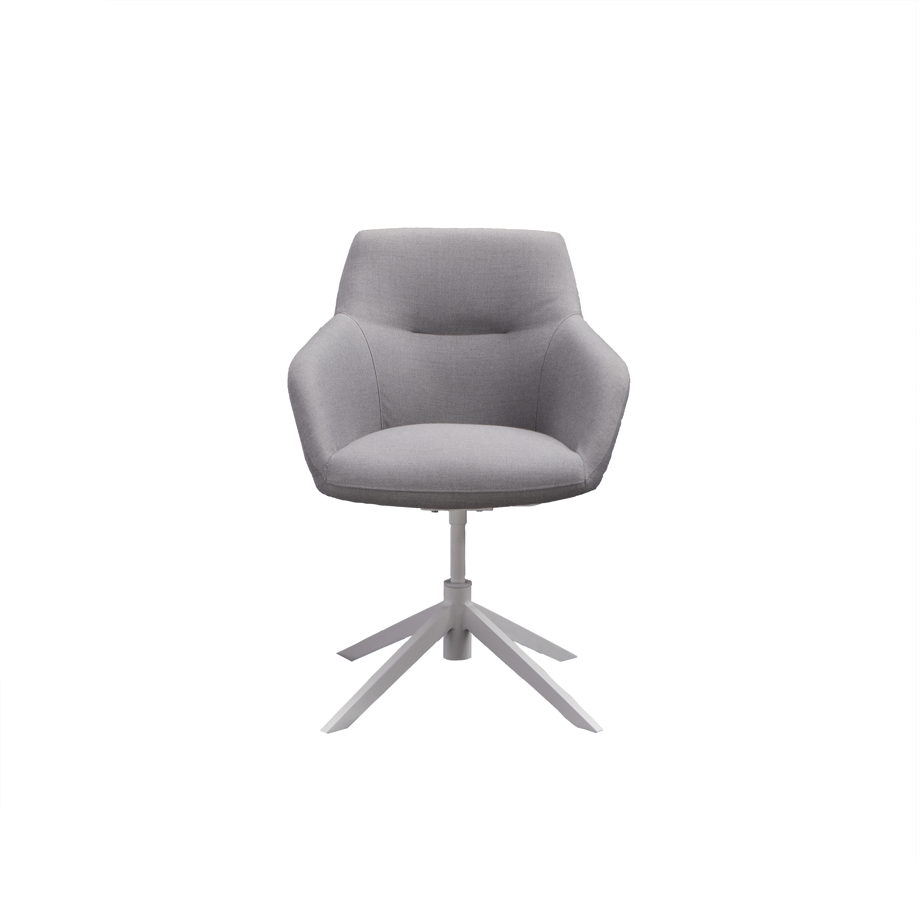 Fauteuil haut ajustable blanc et gris Neptune NATERIAL - 4