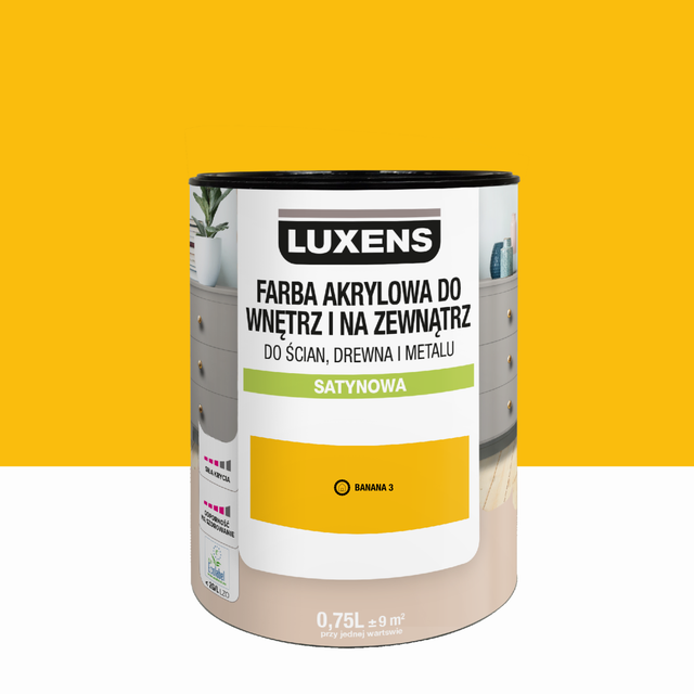 Emalia akrylowa 0.75 l Banana 3 Satynowa