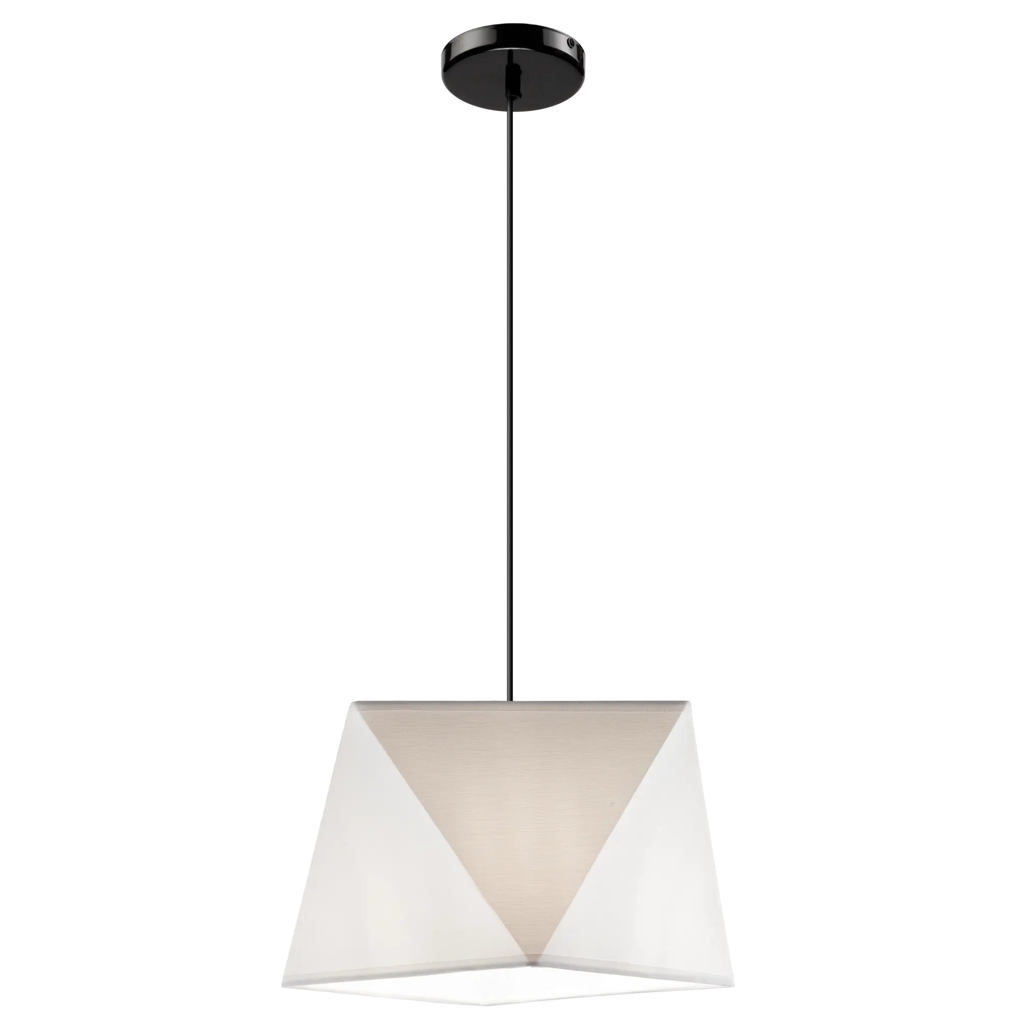 Lampa wisząca Carla czarno-biała E27 Lamkur