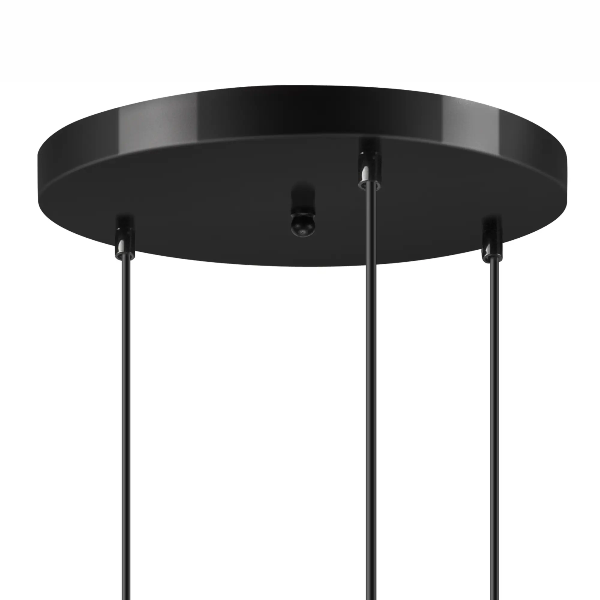 Lampa wisząca Zoya czarna 3 x E27 Lamkur - 6