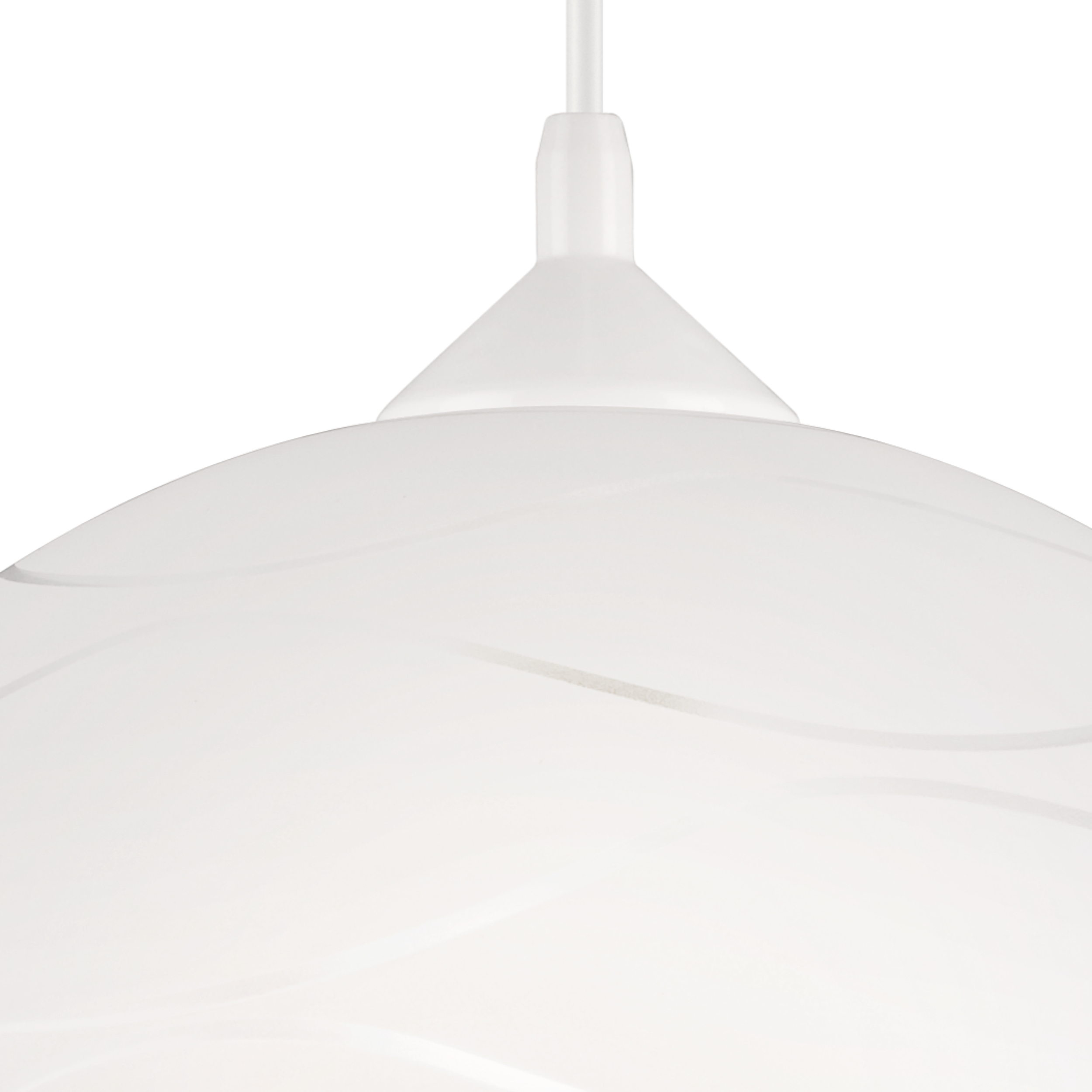 Lampa wisząca Sfera biała E27 Lamkur - 6