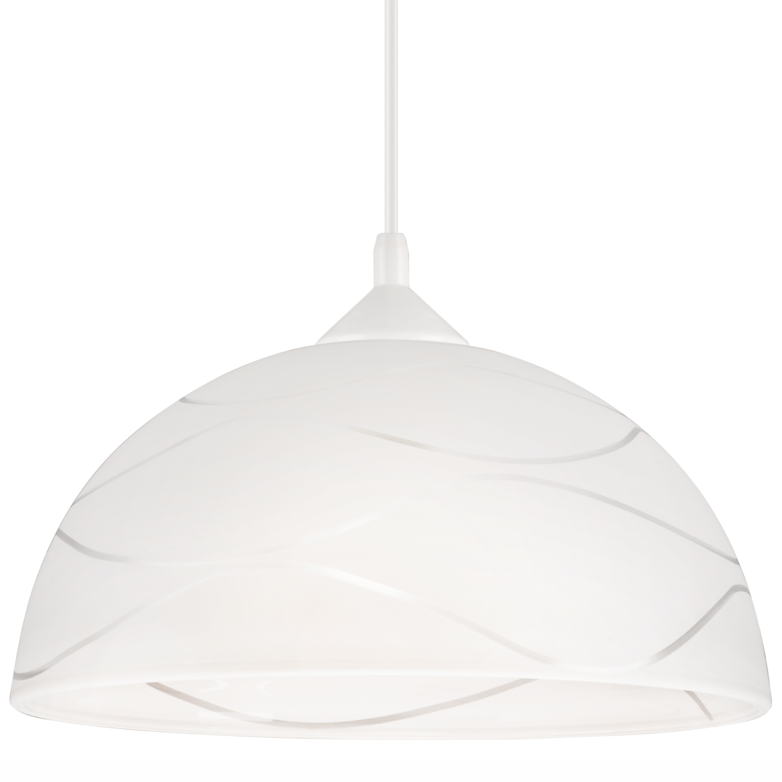 Lampa wisząca Sfera biała E27 Lamkur - 5