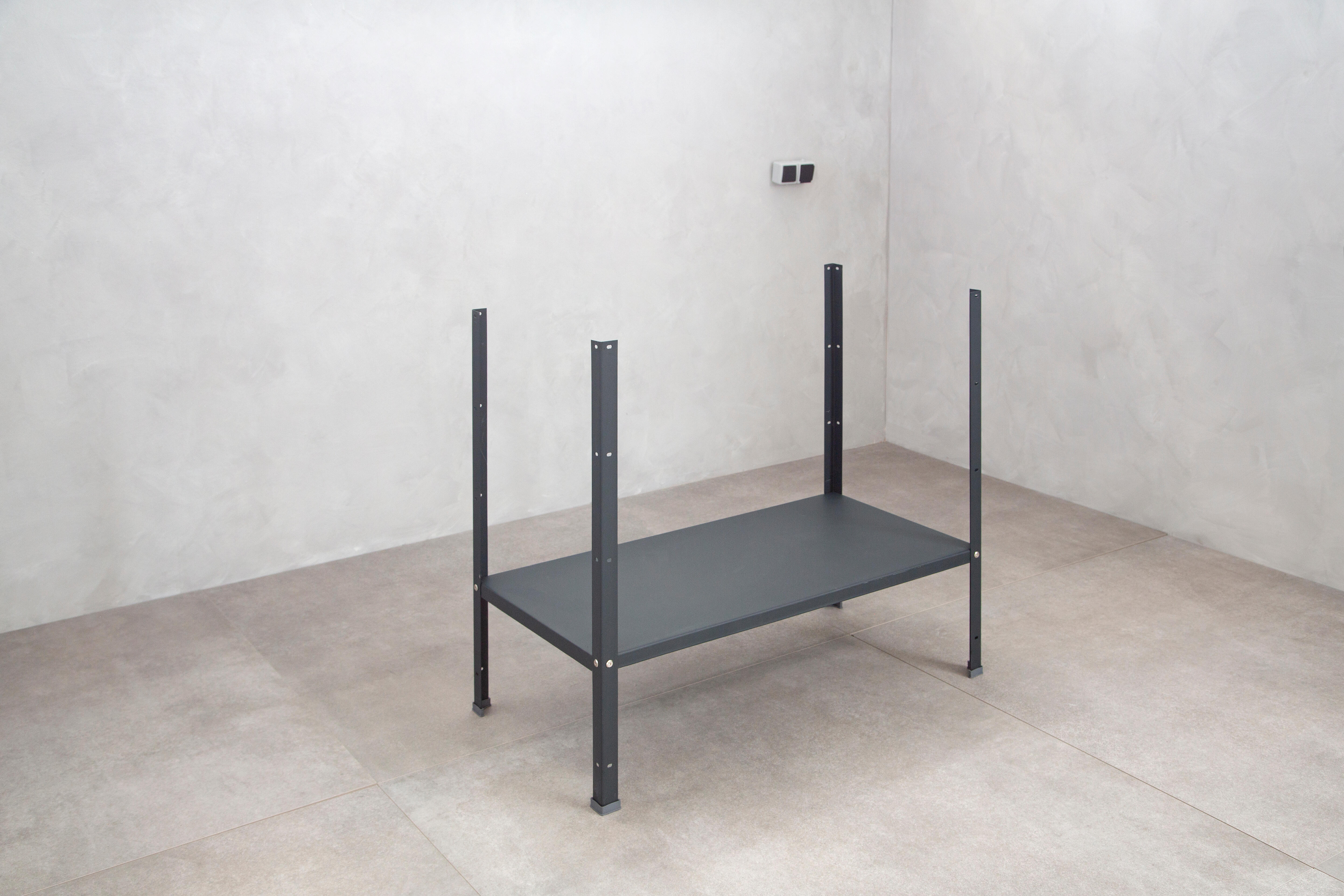 Mesa de carpinteiro 120x60x85 cm 70 kg preto Ar Shelving - 14