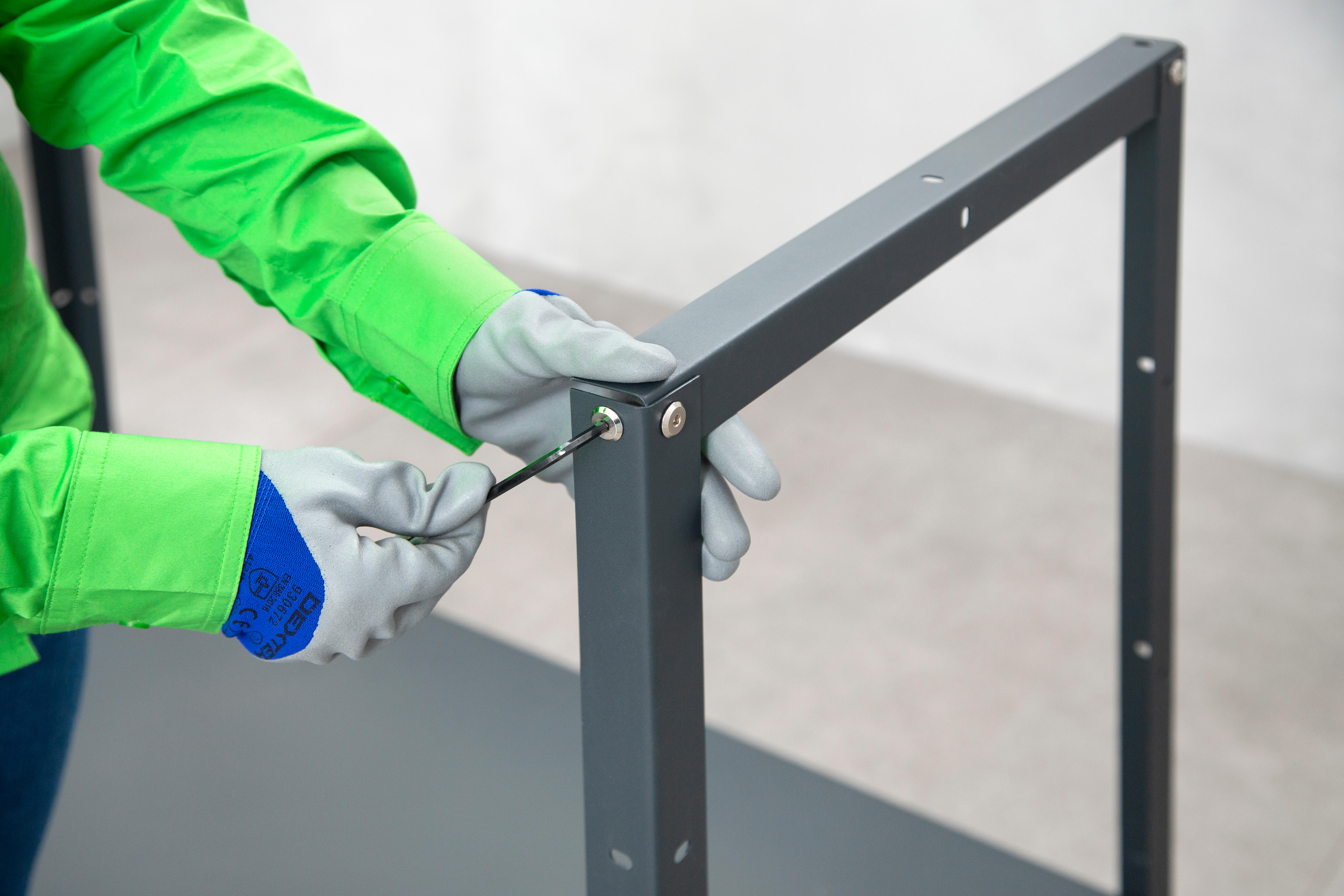 Mesa de carpinteiro 120x60x85 cm 70 kg preto Ar Shelving - 13