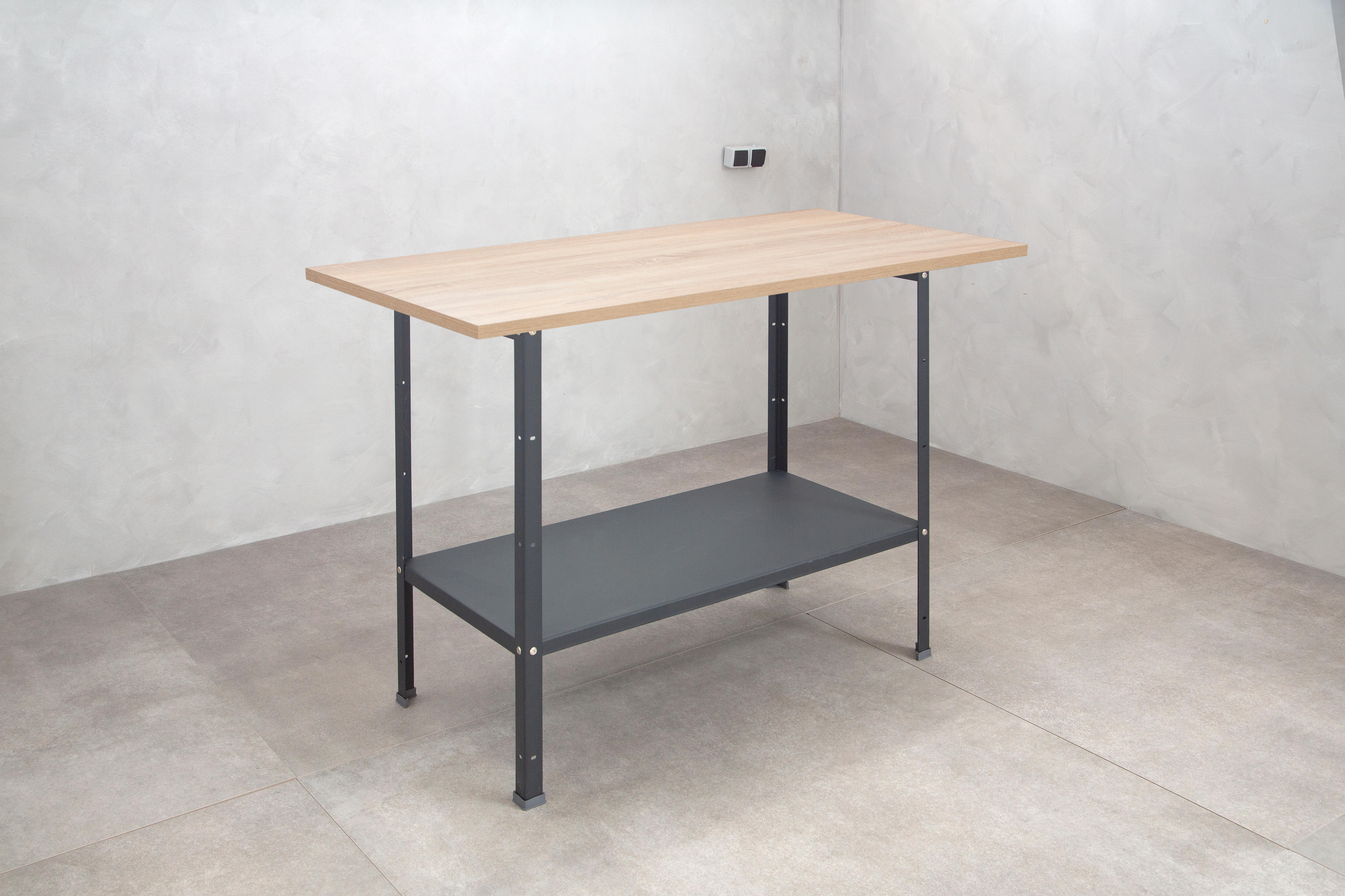 Mesa de carpinteiro 120x60x85 cm 70 kg preto Ar Shelving - 5