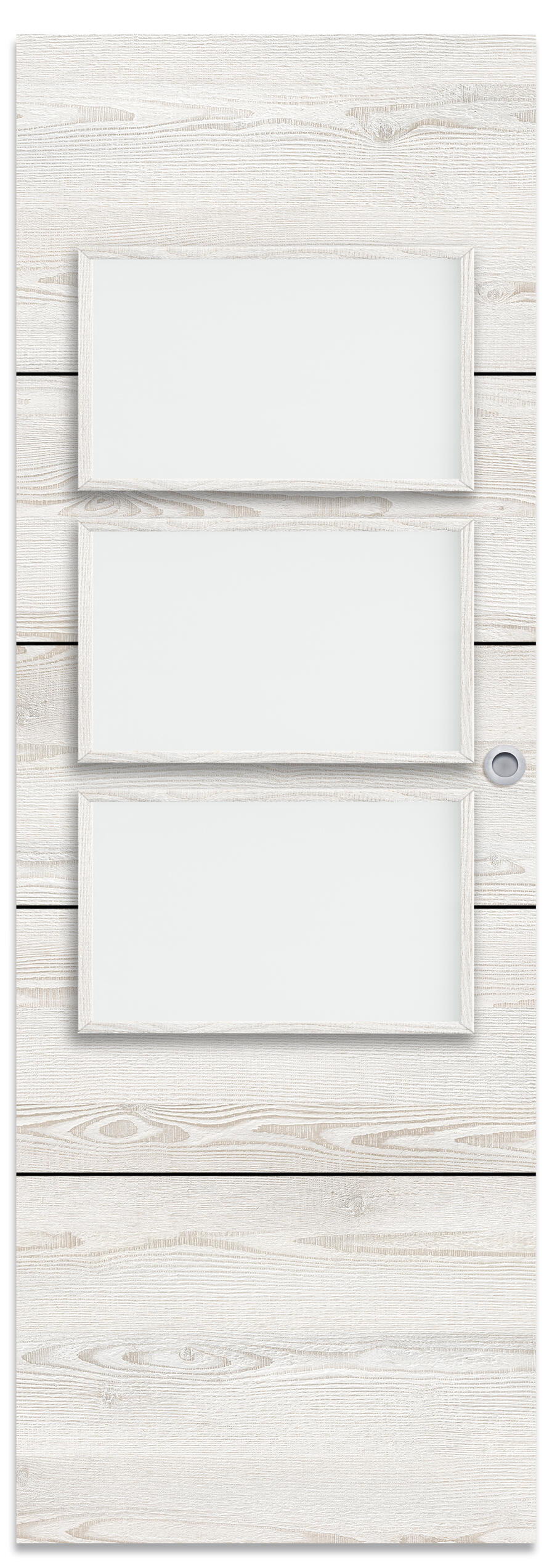 Puerta de interior corredera cristal berna blanco line uñero 72.5 cm