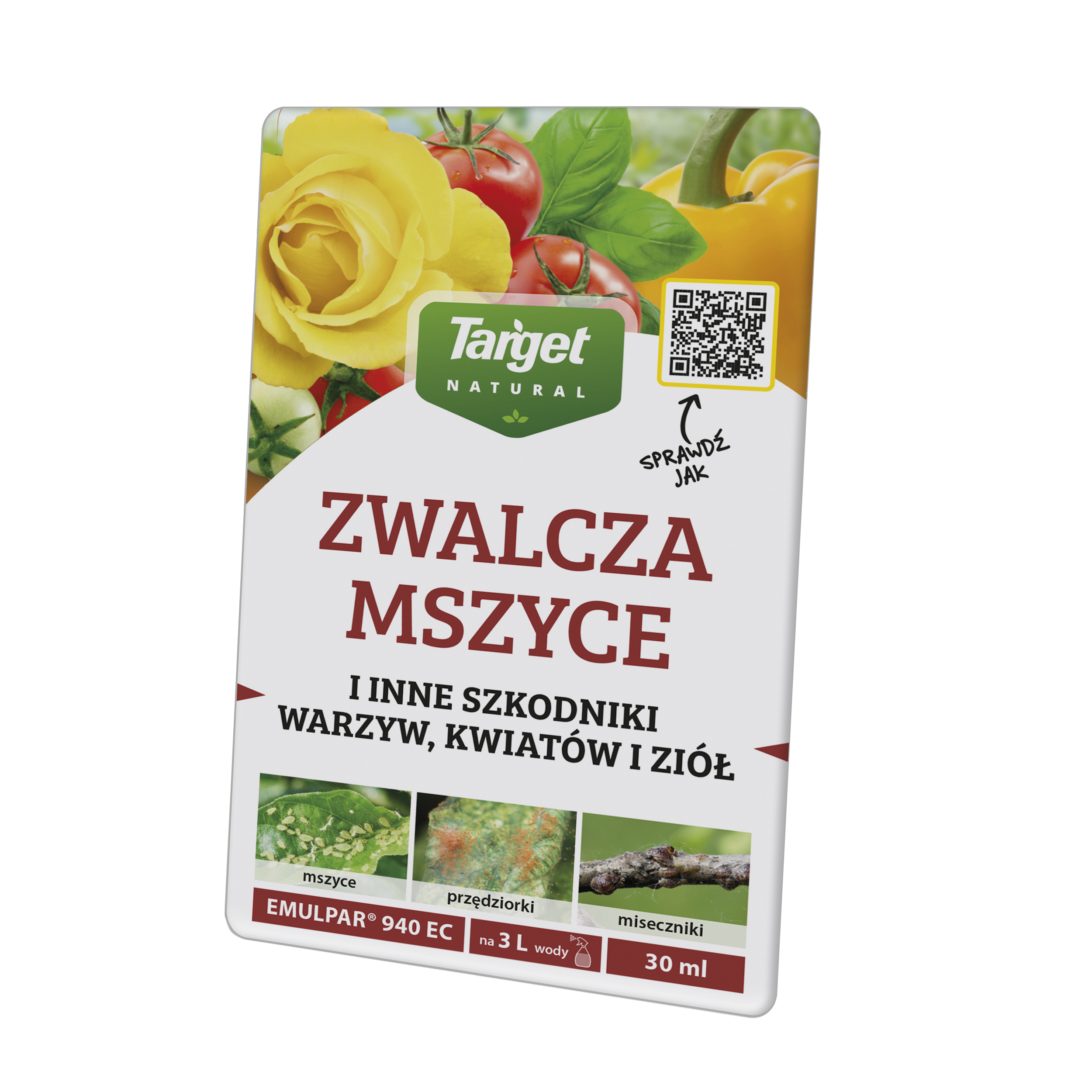 Środek owadobójczy do warzyw Emulpar 940SC 30ml Target Natural