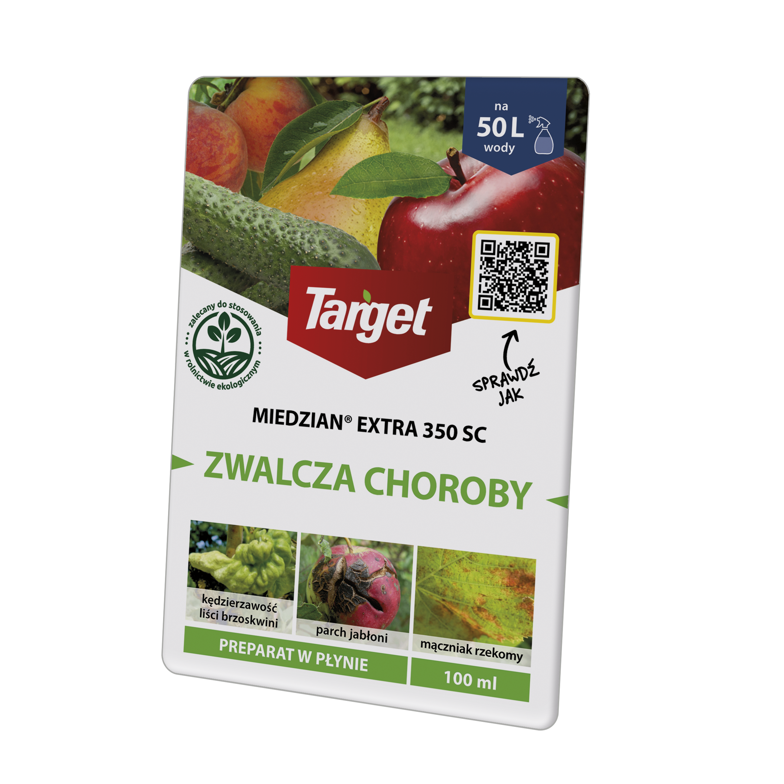 Środek grzybobójczy Miedzian Extra 350SC 100ml Target Natural