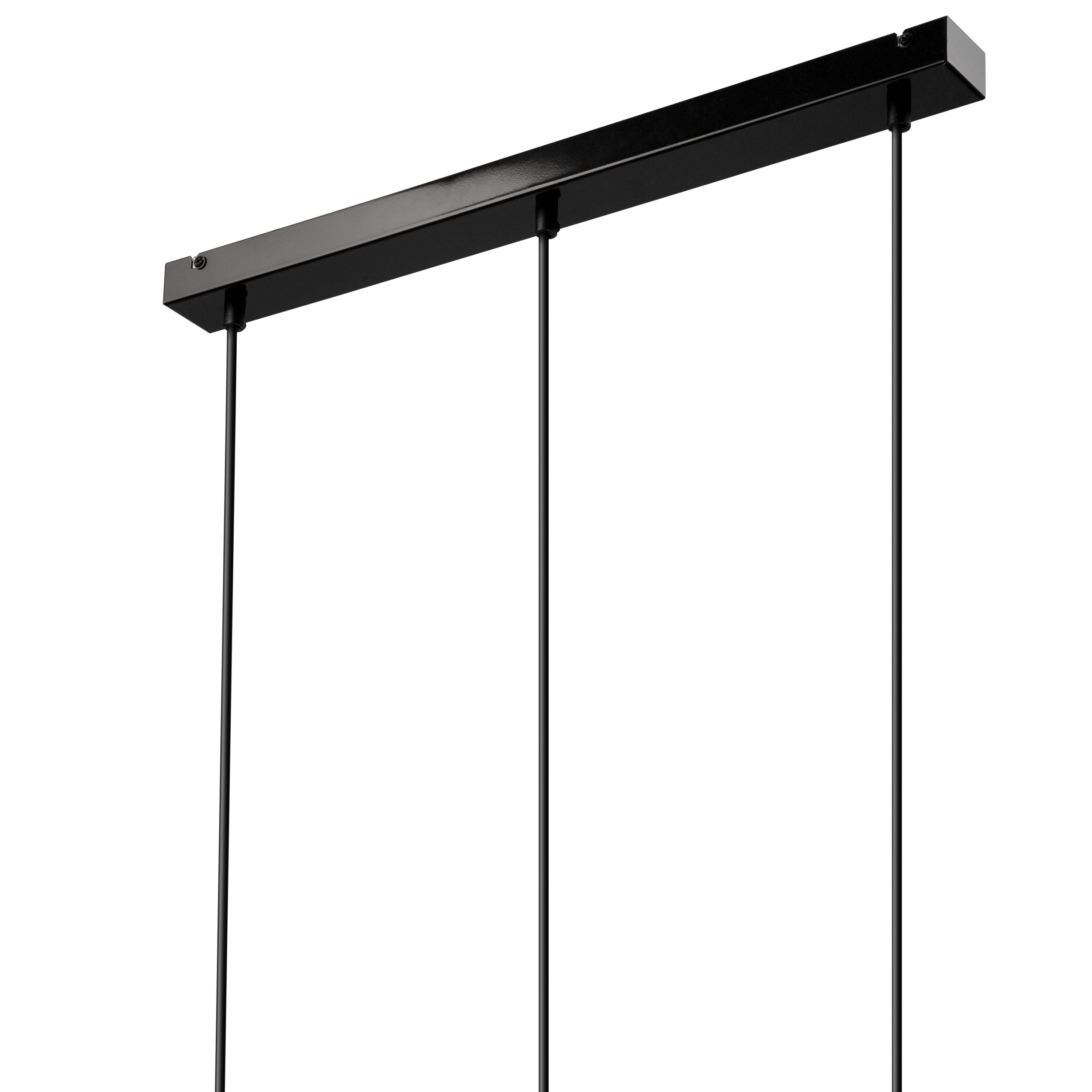 Lampa wisząca Carla czarno-biała 3 x E27 Lamkur - 5