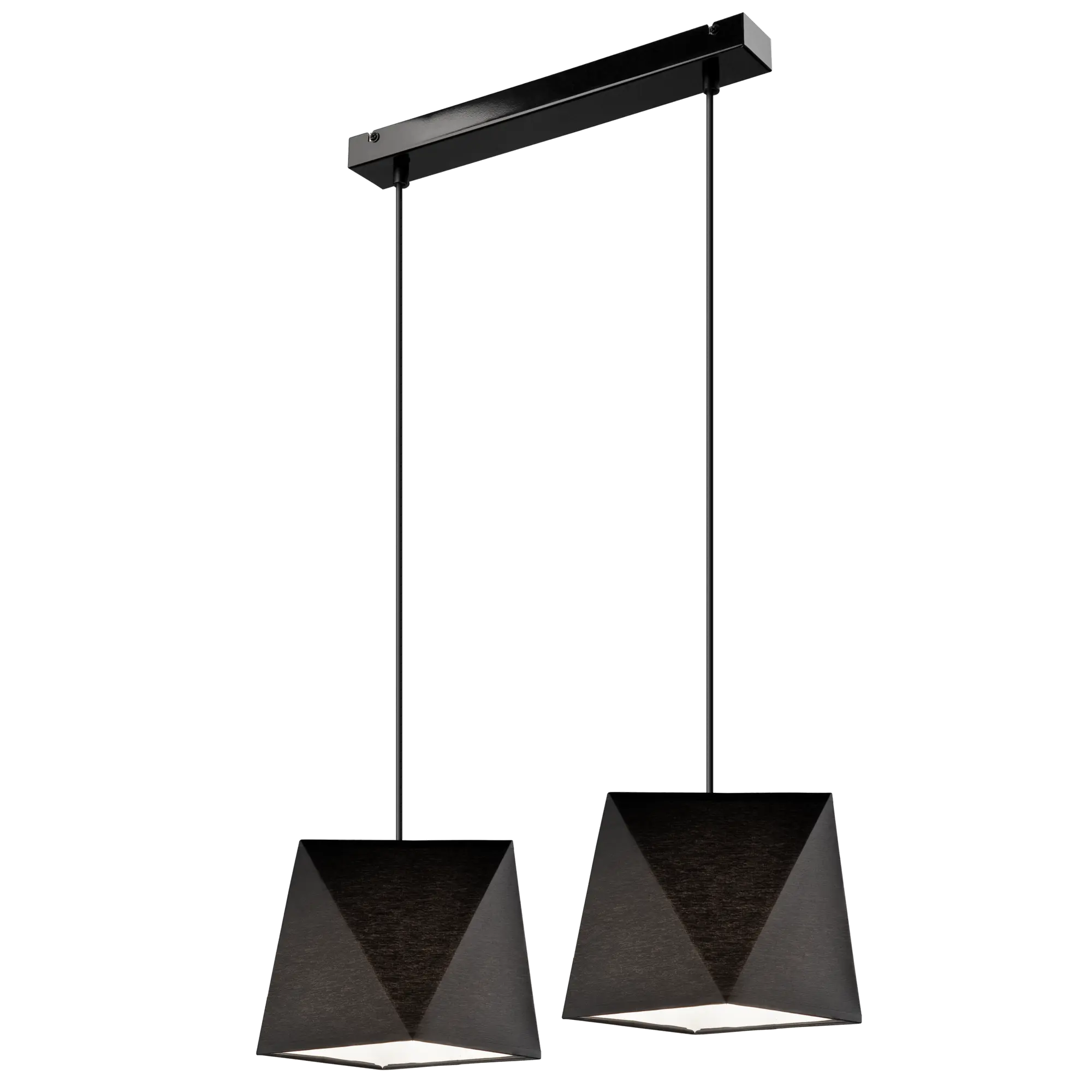 Lampa wisząca Carla czarna 2 x E27 Lamkur - 4