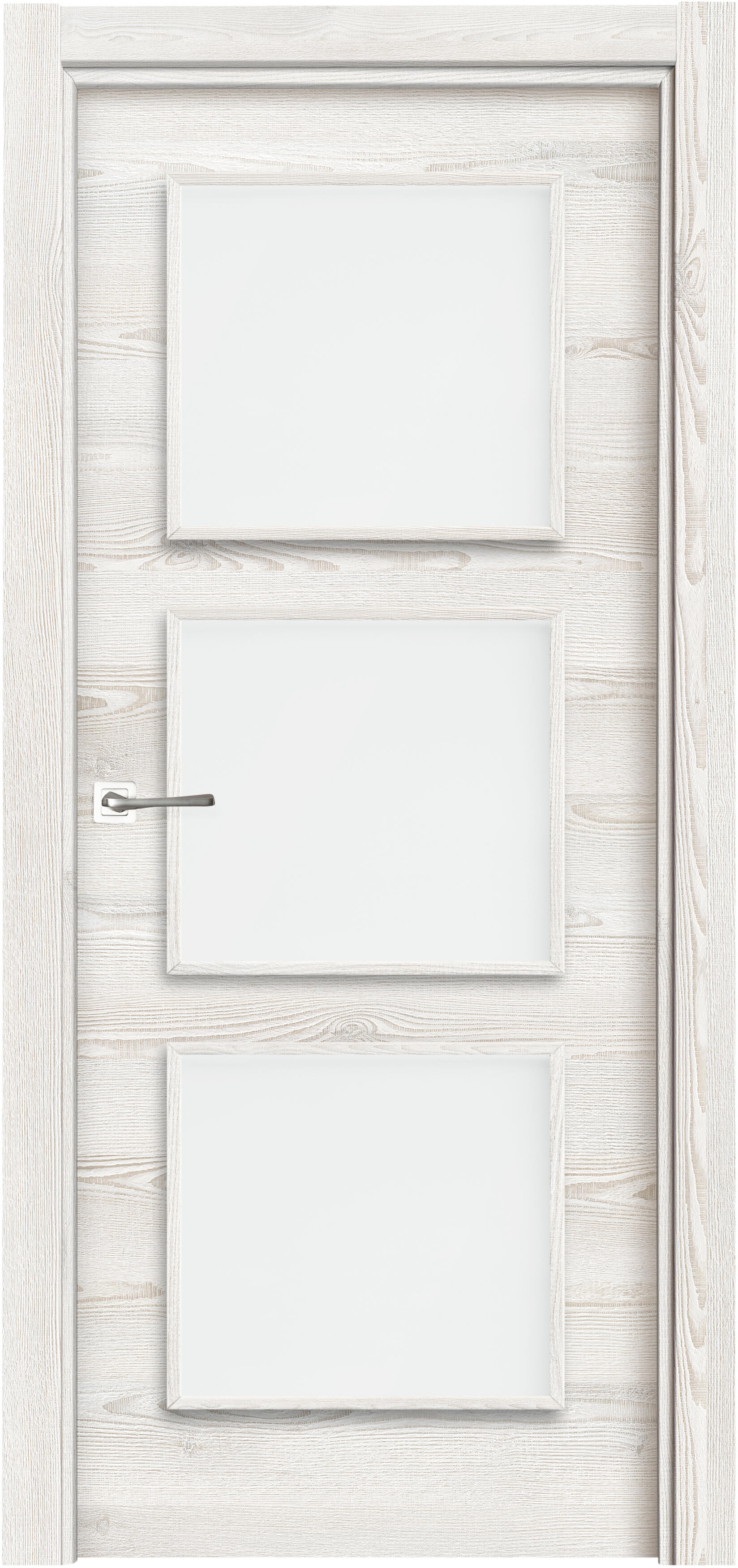 Puerta interior abatible oslo blanco line apertura derecha con cristal 82.5cm