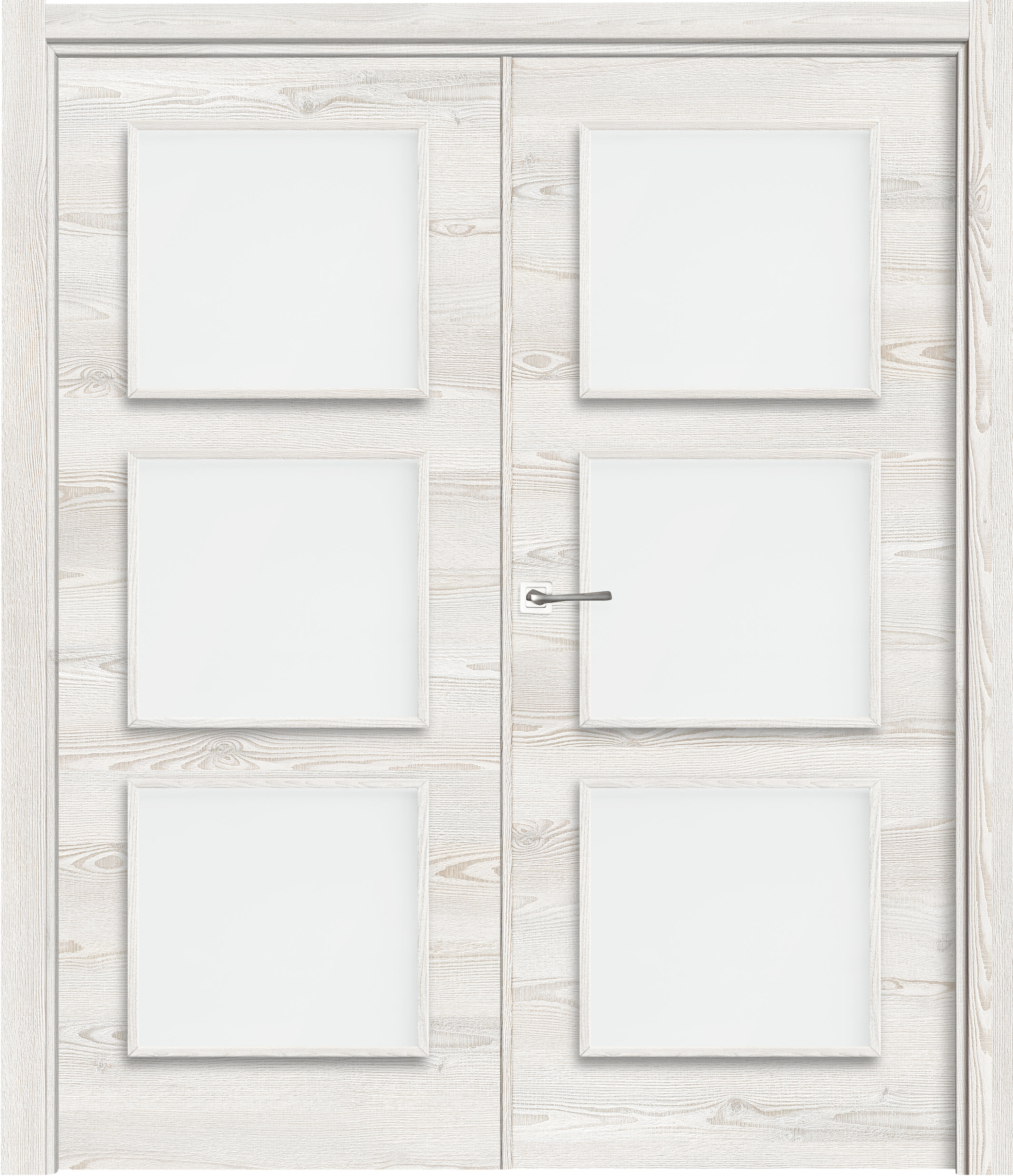 Puerta interior abatible oslo blanco line apertura derecha con cristal 145cm