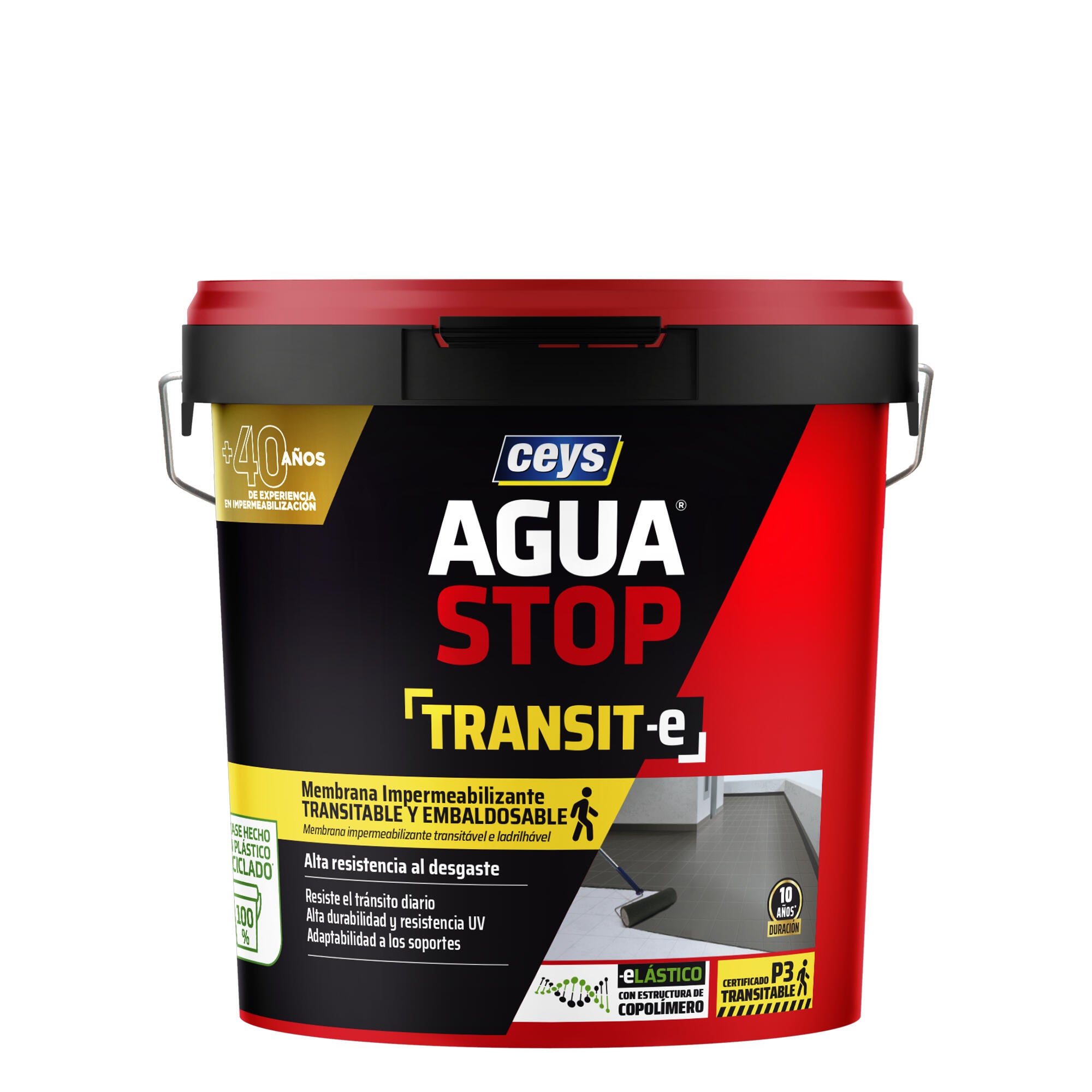 Impermeabilizante exterior branco 20kg Aguastop Transit - 2