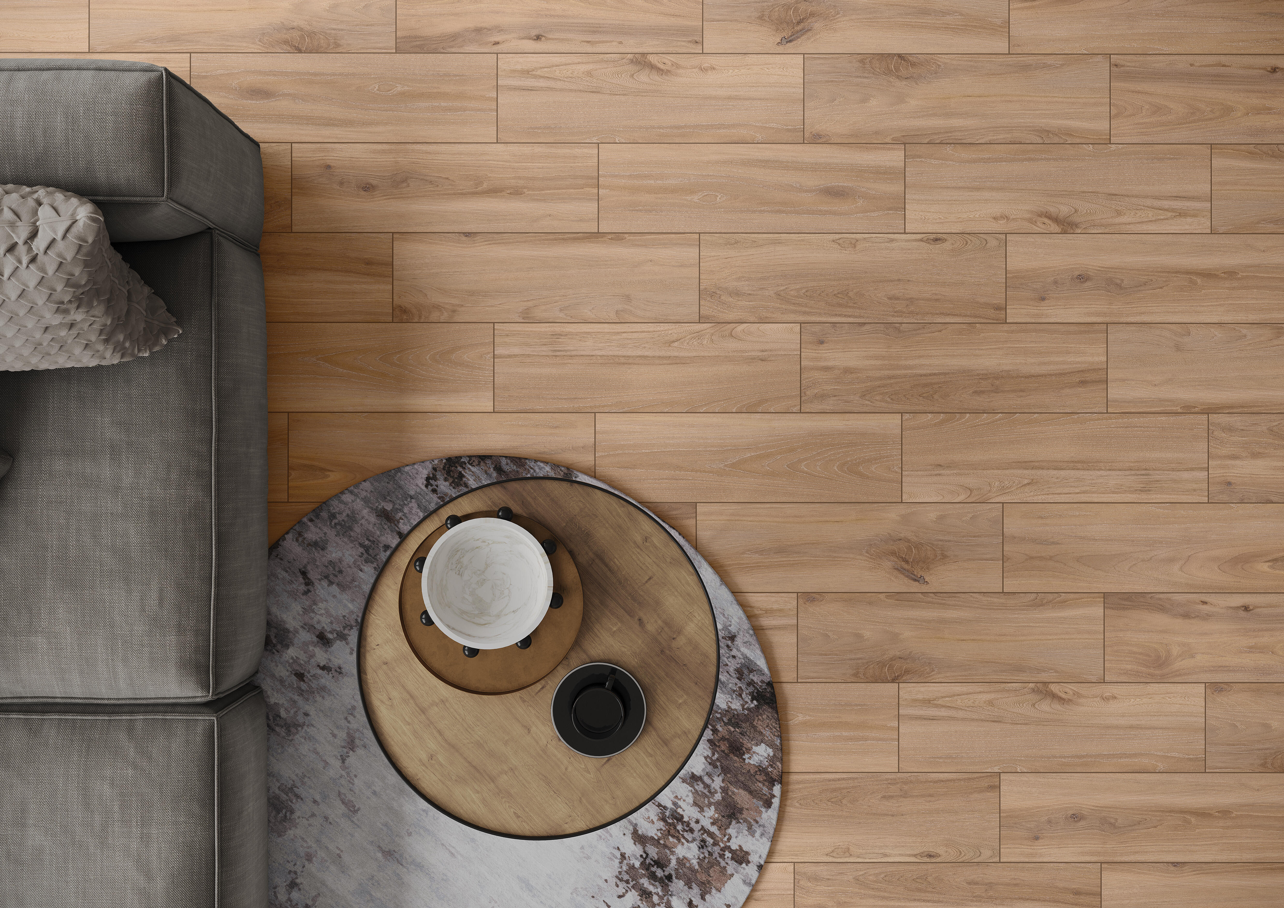 Gres szkliwiony Feelwood Mist 17.5x60 Artens - 4