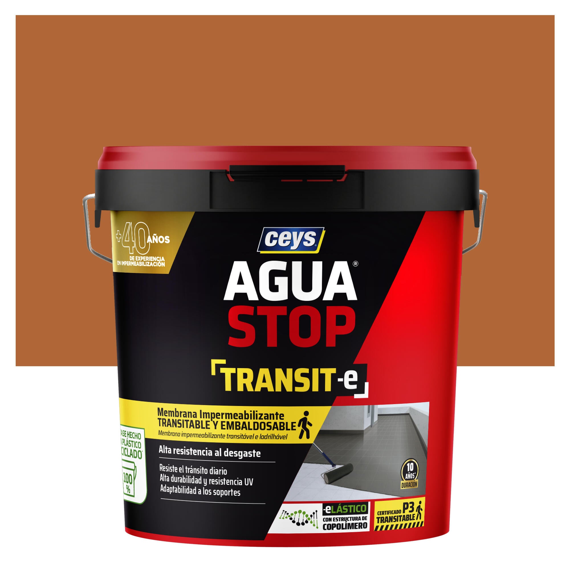 Impermeabilizante terracota 20kg Aguastop Transit - 2