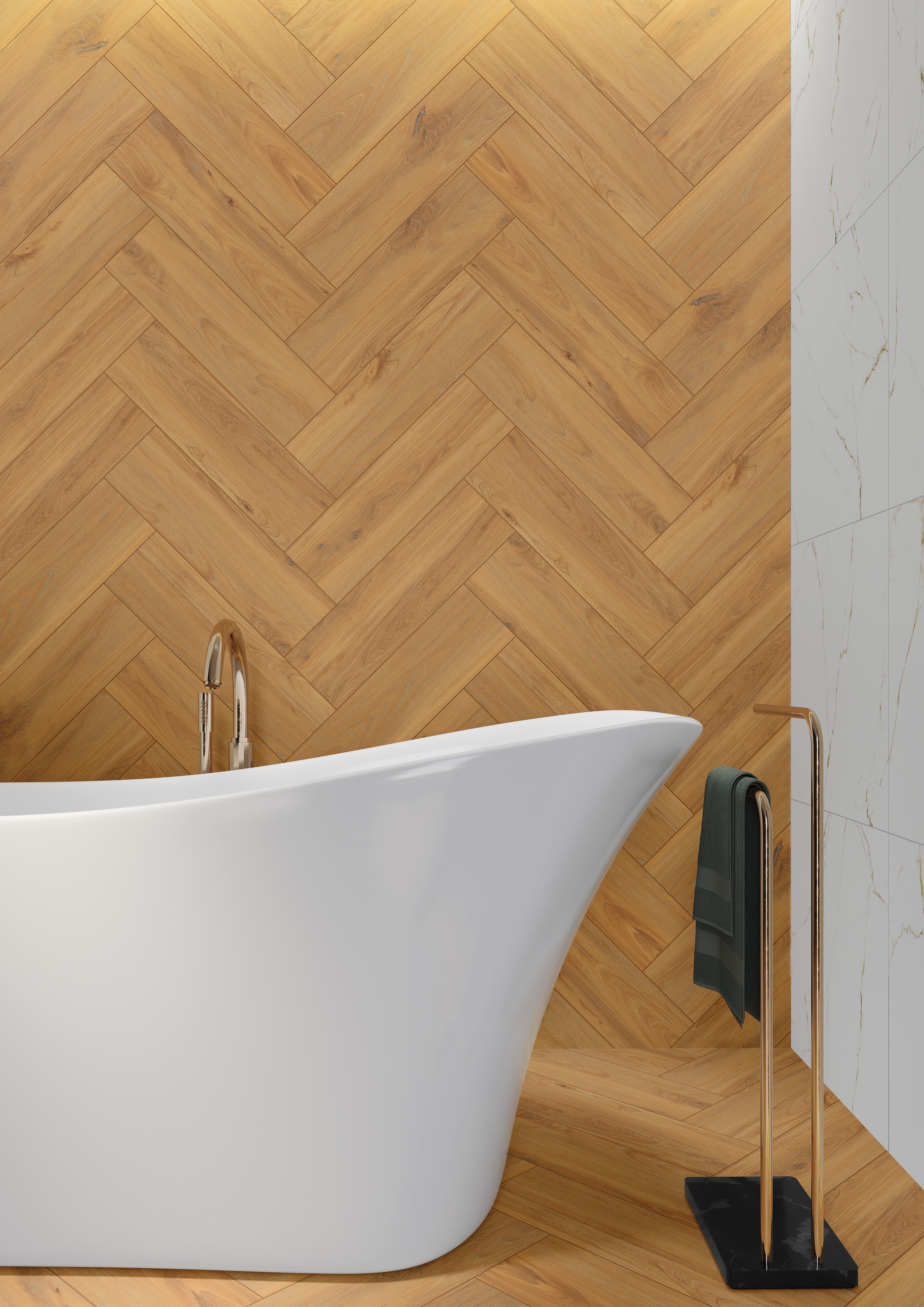 Gres szkliwiony Feelwood Beige 17.5x60 Artens - 4